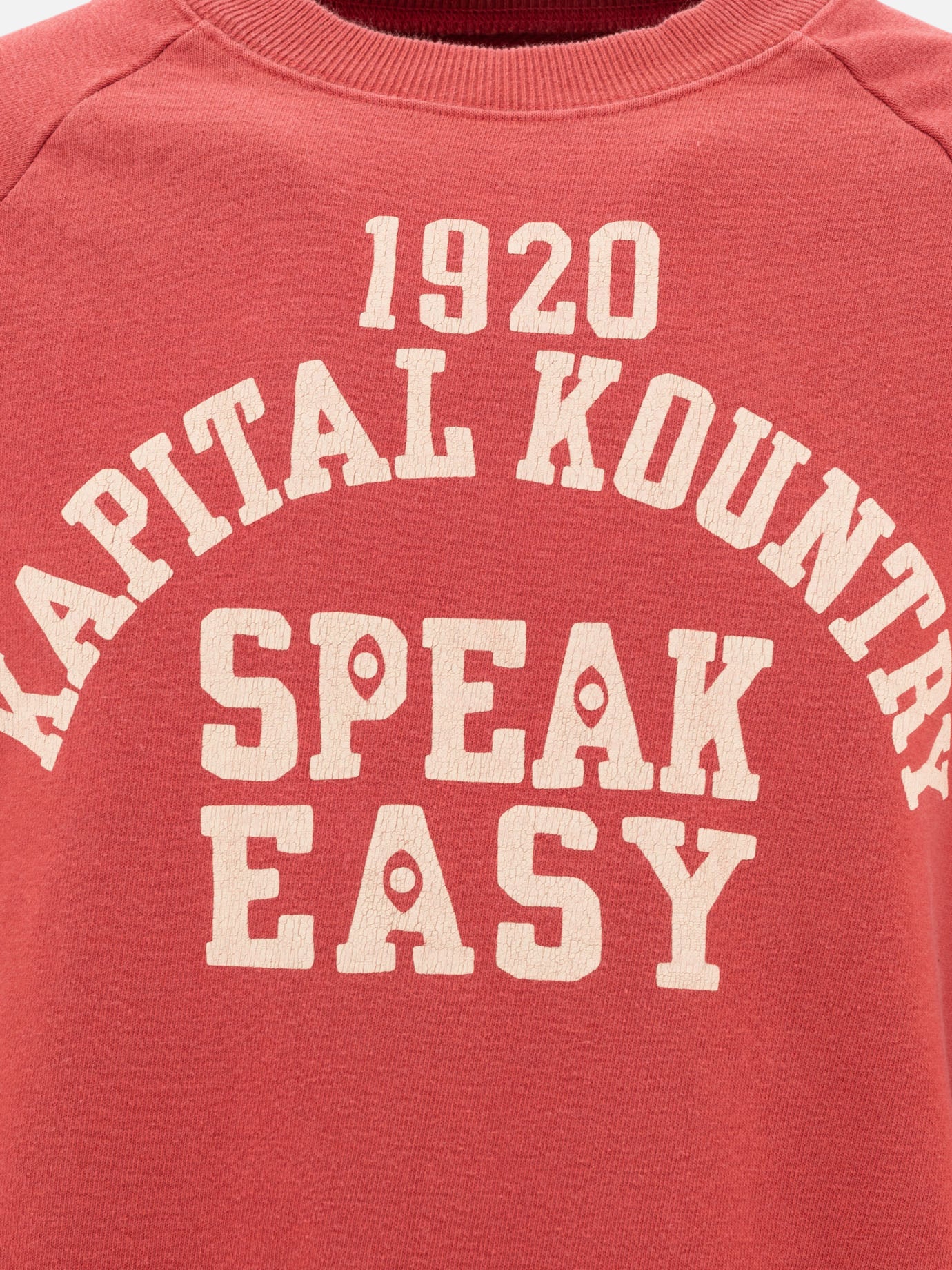 KAPITAL "Speakeasy" sweatshirt Red