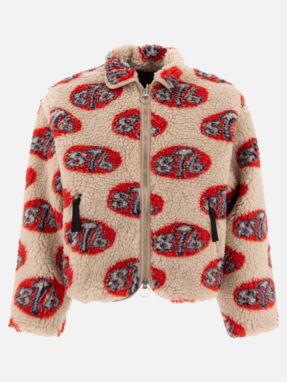 KAPITAL "Boa Fleece Drizzler" jacket Beige