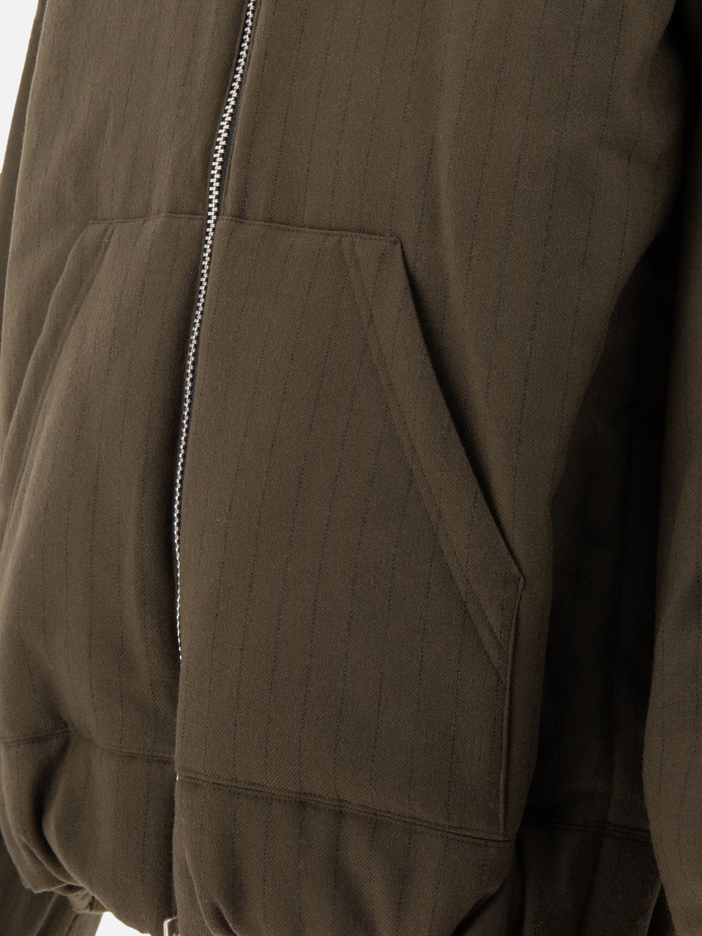 Giacche leggere & Trapuntate Pinstriped  Marrone - Sacai Uomo | PDP | VIETTI Online Store | thumbnail_4