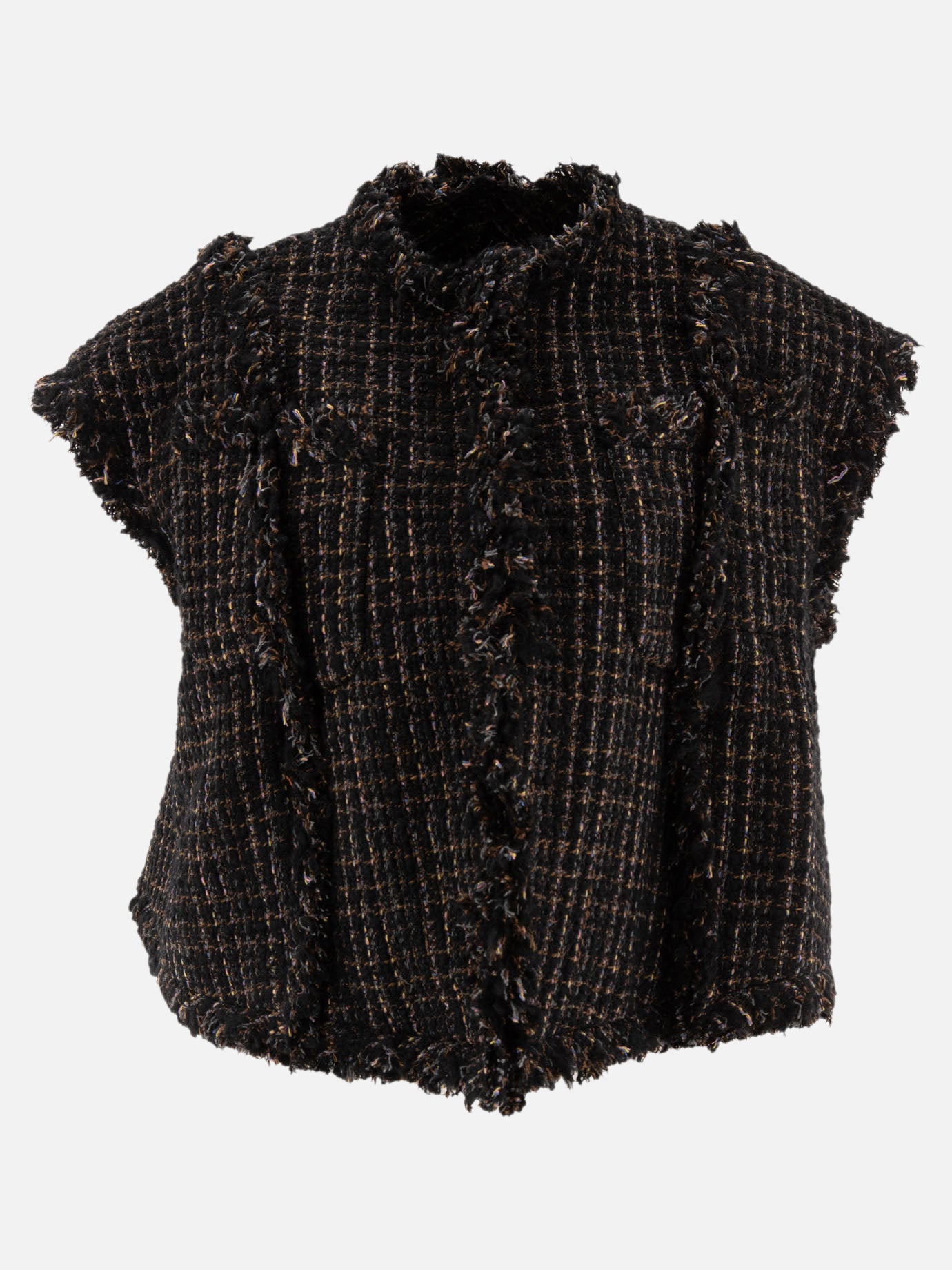 Vietti Sacai Gilet in tweed