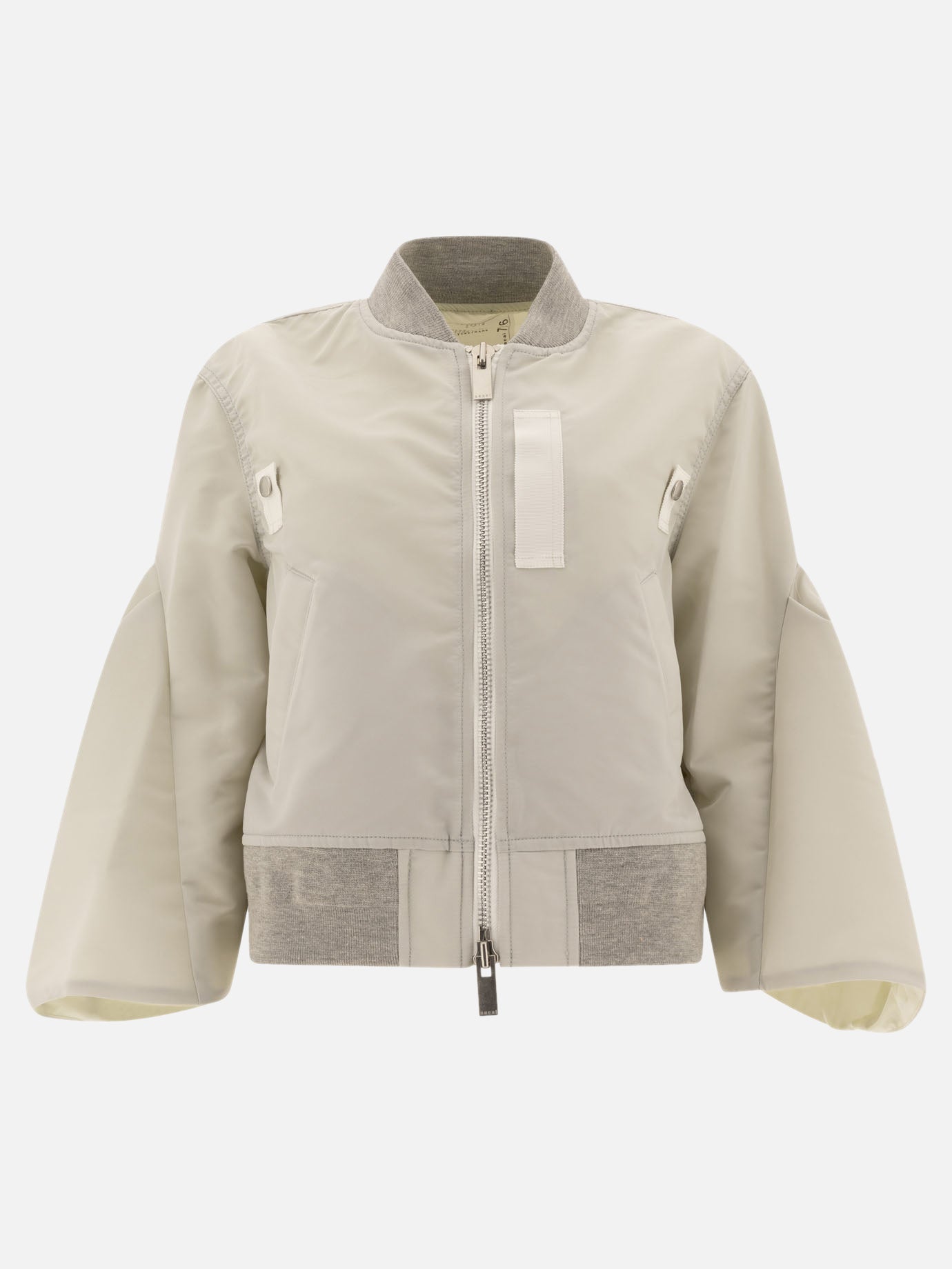 Vietti Sacai Bomber cropped in nylon