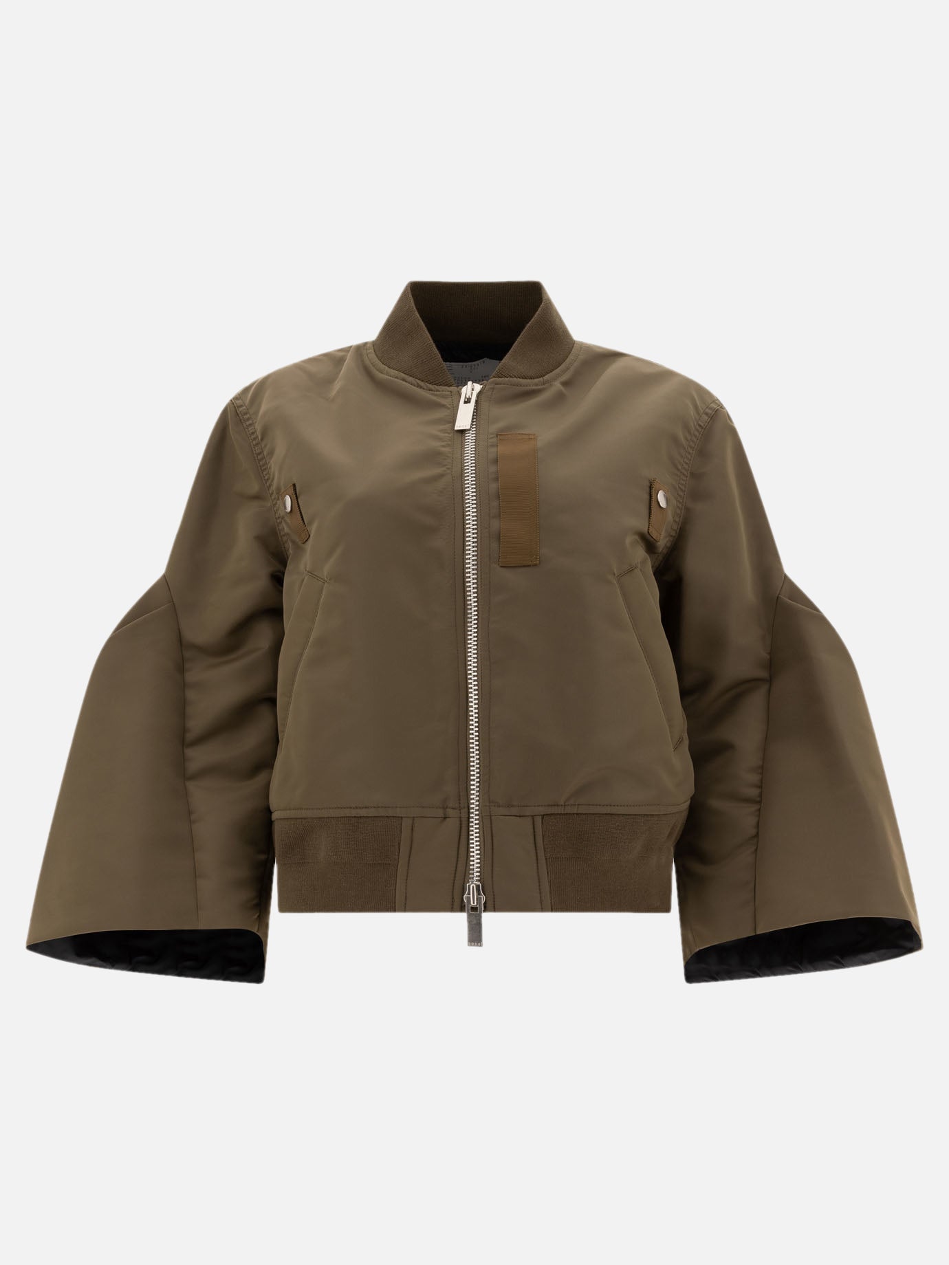 Vietti Sacai Bomber cropped in nylon