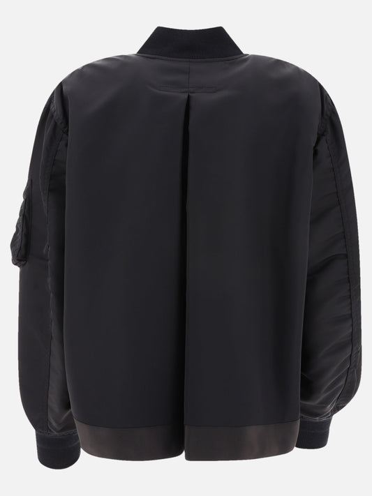 Bomber 100% nylon  Nero - Sacai Donna | PLP | VIETTI Online Store | 2
