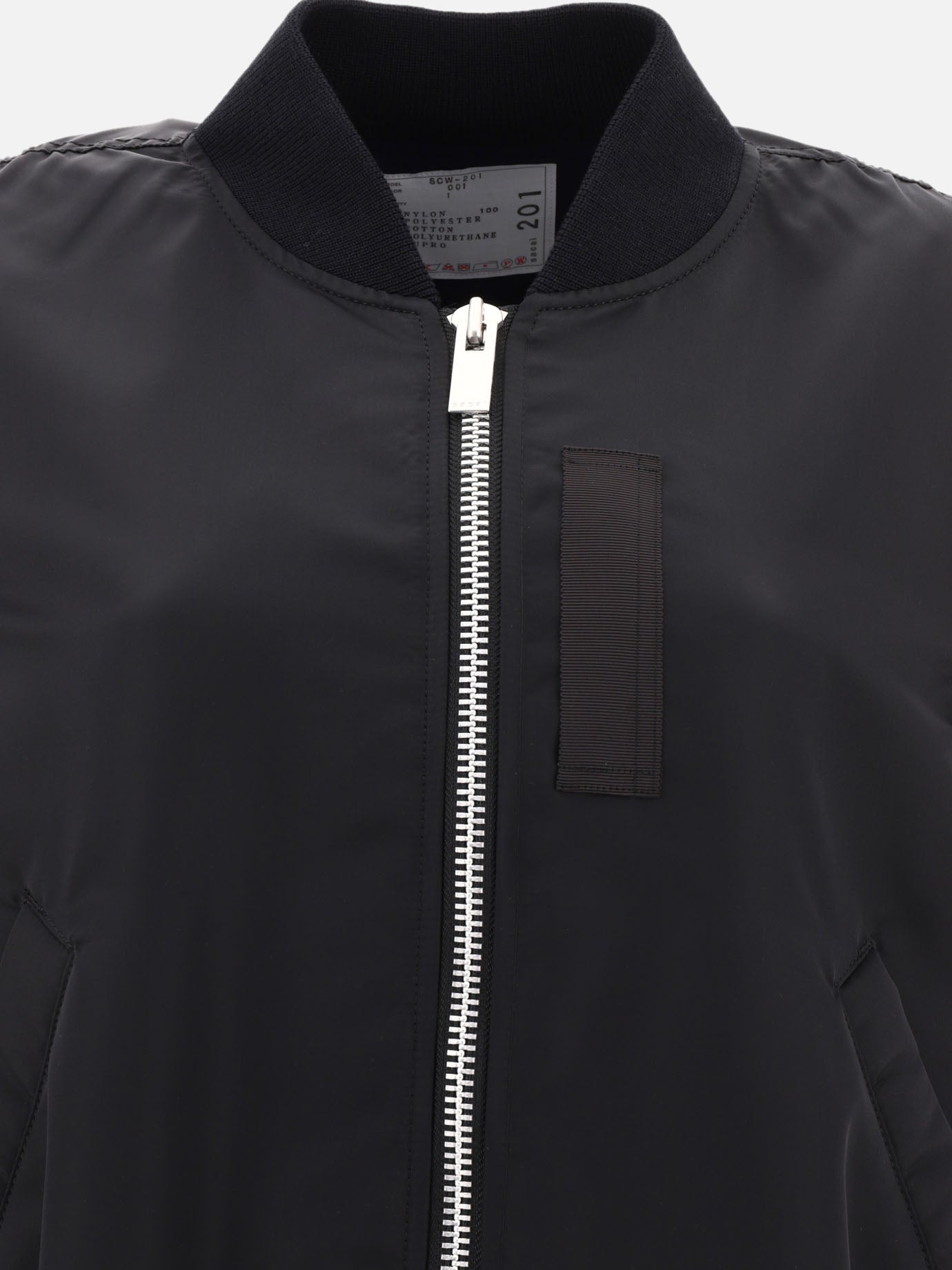 Bomber 100% nylon  Nero - Sacai Donna | PDP | VIETTI Online Store | thumbnail_3