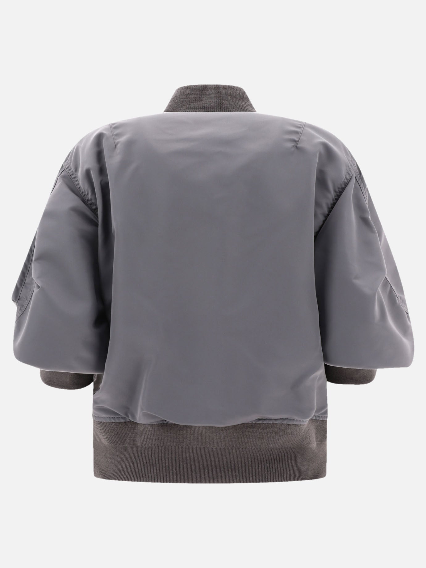 Bomber Solid colour  Grigio - Sacai Donna | PDP | VIETTI Online Store | thumbnail_2