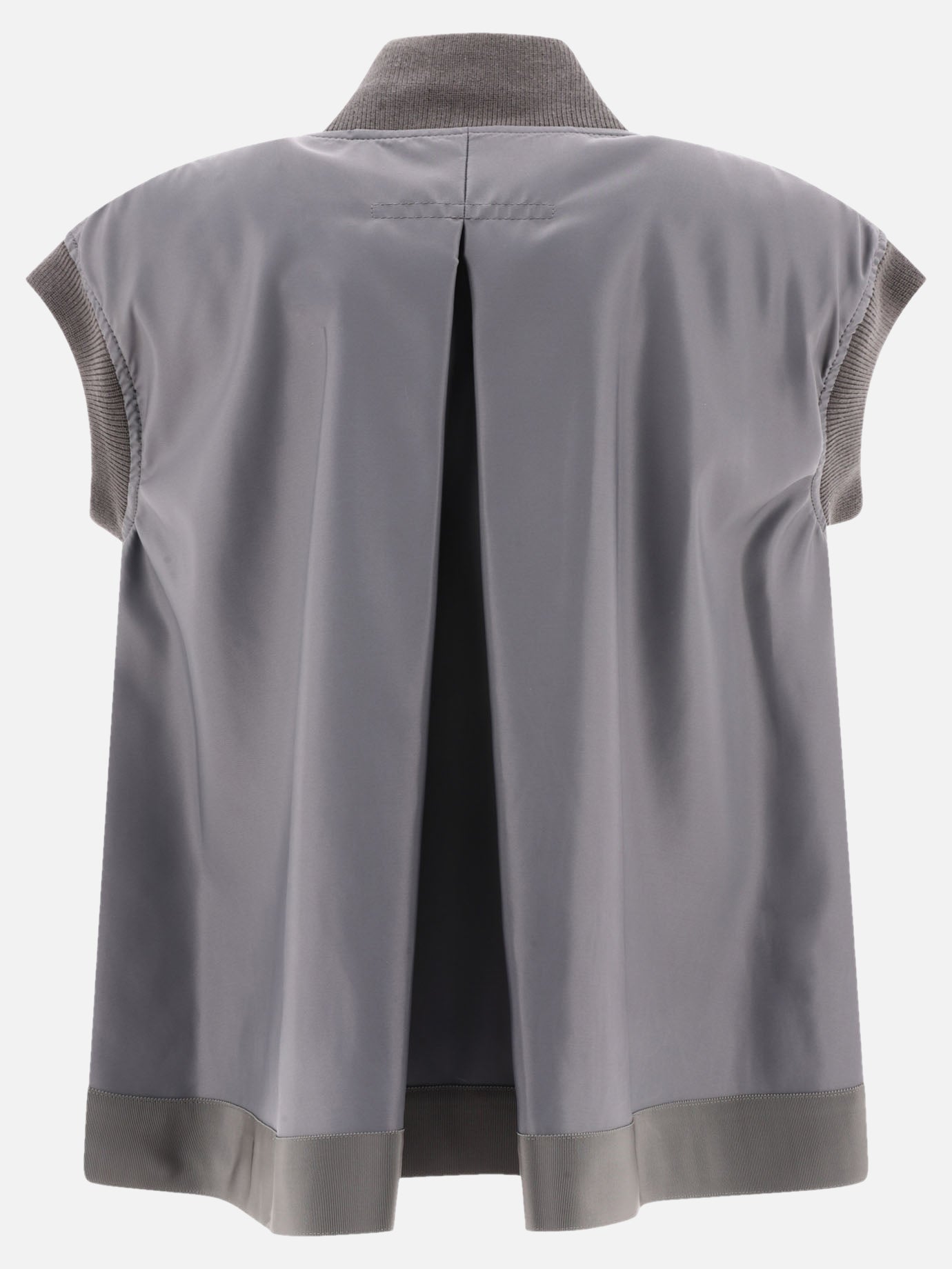 Giacche smanicate Solid colour  Grigio - Sacai Donna | PDP | VIETTI Online Store | Zoom-Modal_2
