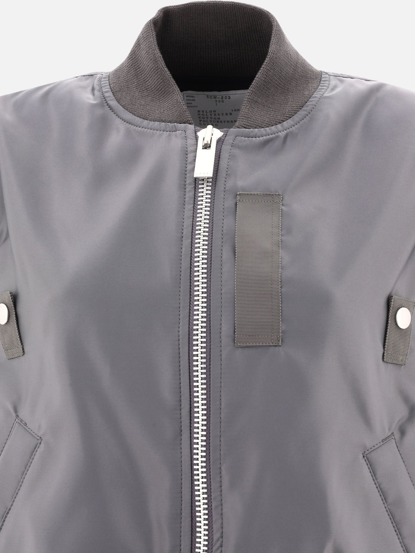 Giacche smanicate Solid colour  Grigio - Sacai Donna | PDP | VIETTI Online Store | Zoom-Modal_3
