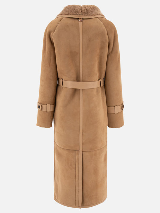Cappotti lunghi Solid colour  Beige - Saks Potts Donna | PLP | VIETTI Online Store | 2
