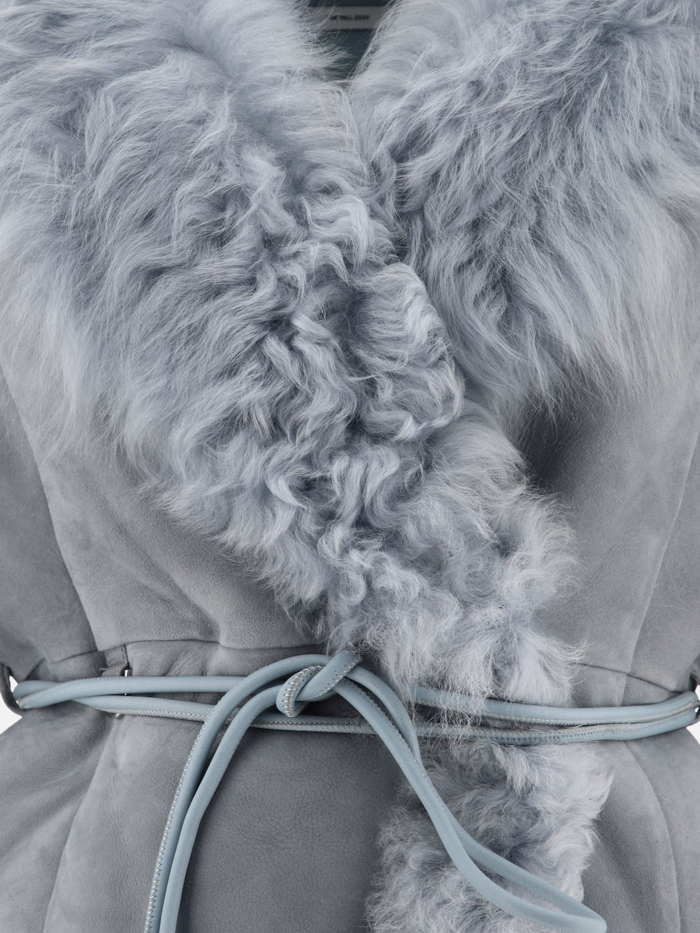 Giacche in pelle Solid colour  Azzurro - Saks Potts Donna | PDP | VIETTI Online Store | thumbnail_3