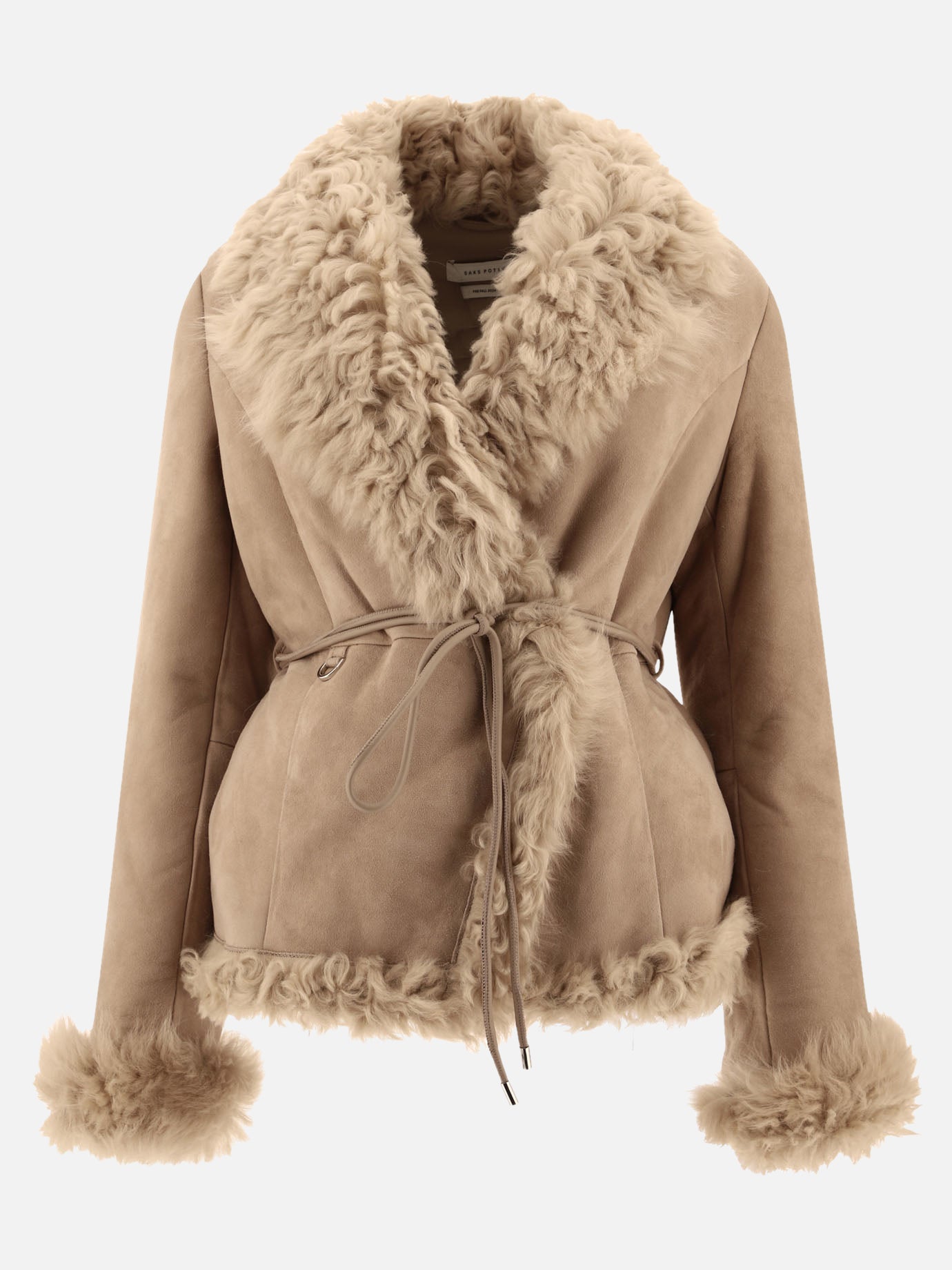 Giacche in pelle Solid colour  Beige - Saks Potts Donna | PDP | VIETTI Online Store | thumbnail