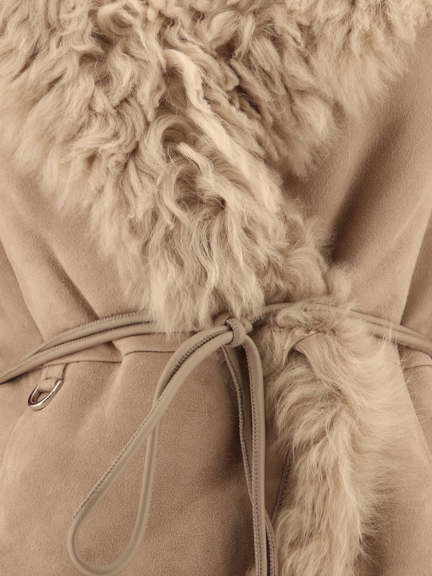 Giacche in pelle Solid colour  Beige - Saks Potts Donna | PDP | VIETTI Online Store | Zoom-Modal_3
