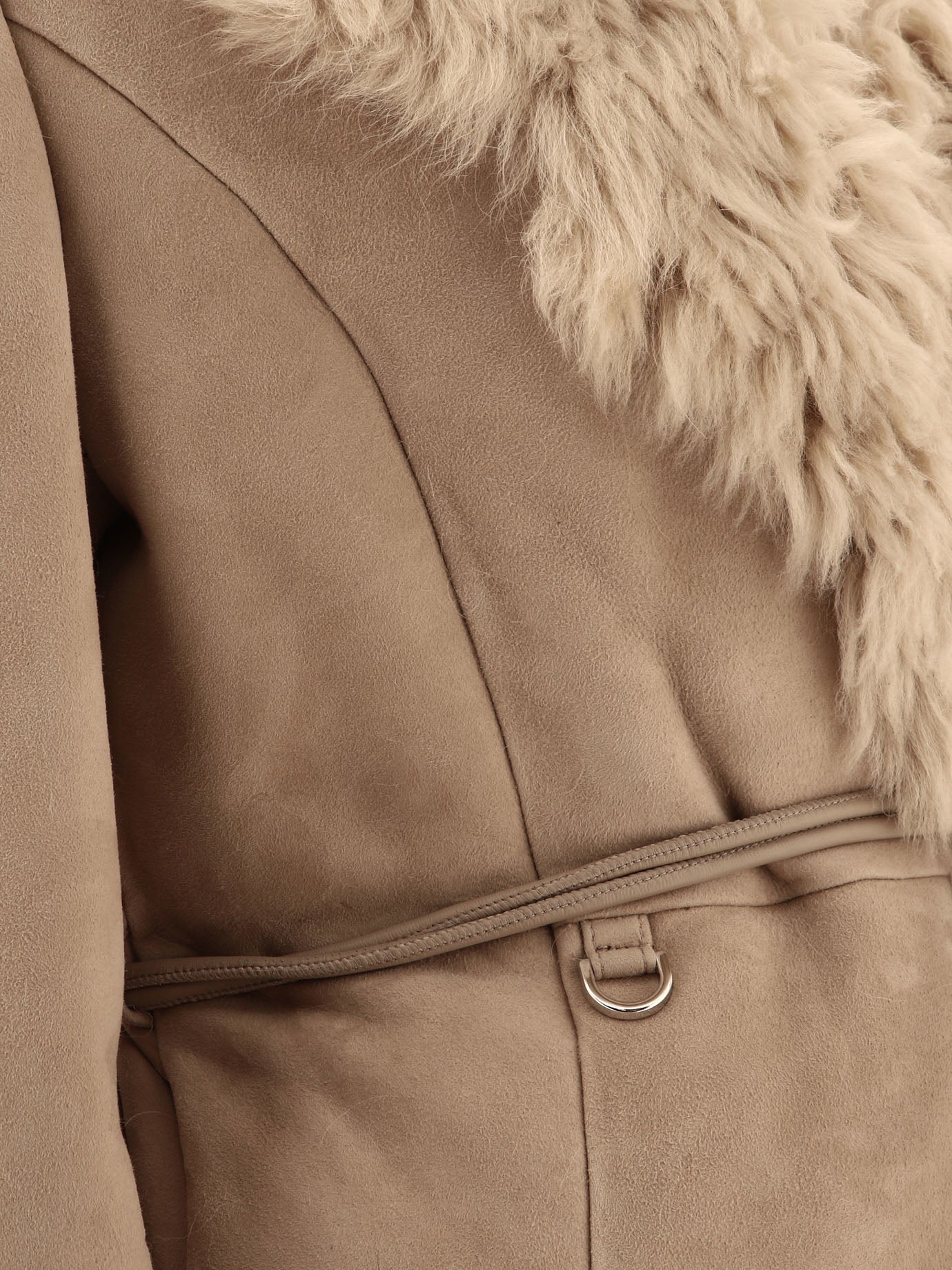 Giacche in pelle Solid colour  Beige - Saks Potts Donna | PDP | VIETTI Online Store | Zoom-Modal_4
