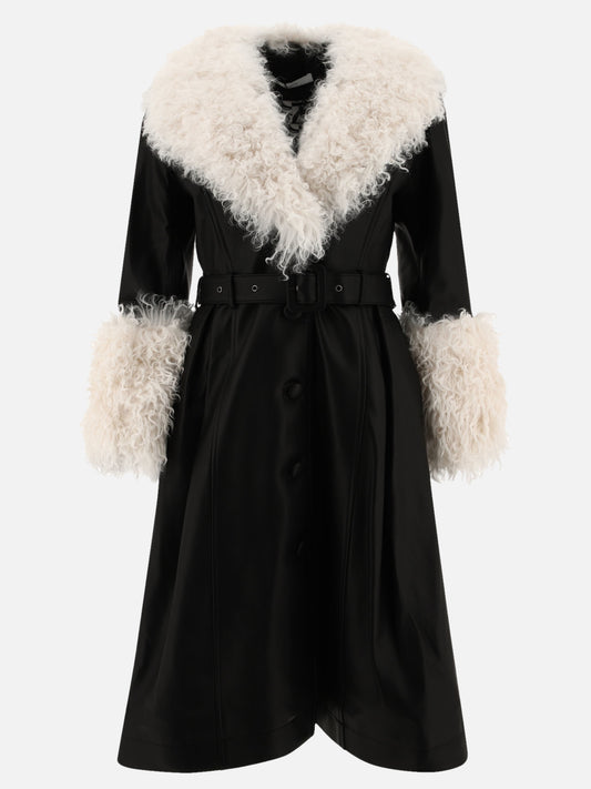 Cappotti lunghi Solid colour  Nero - Saks Potts Donna | PLP | VIETTI Online Store 
