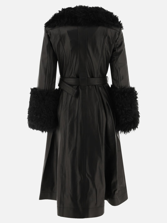 Cappotti lunghi Solid colour  Nero - Saks Potts Donna | PLP | VIETTI Online Store | 2

