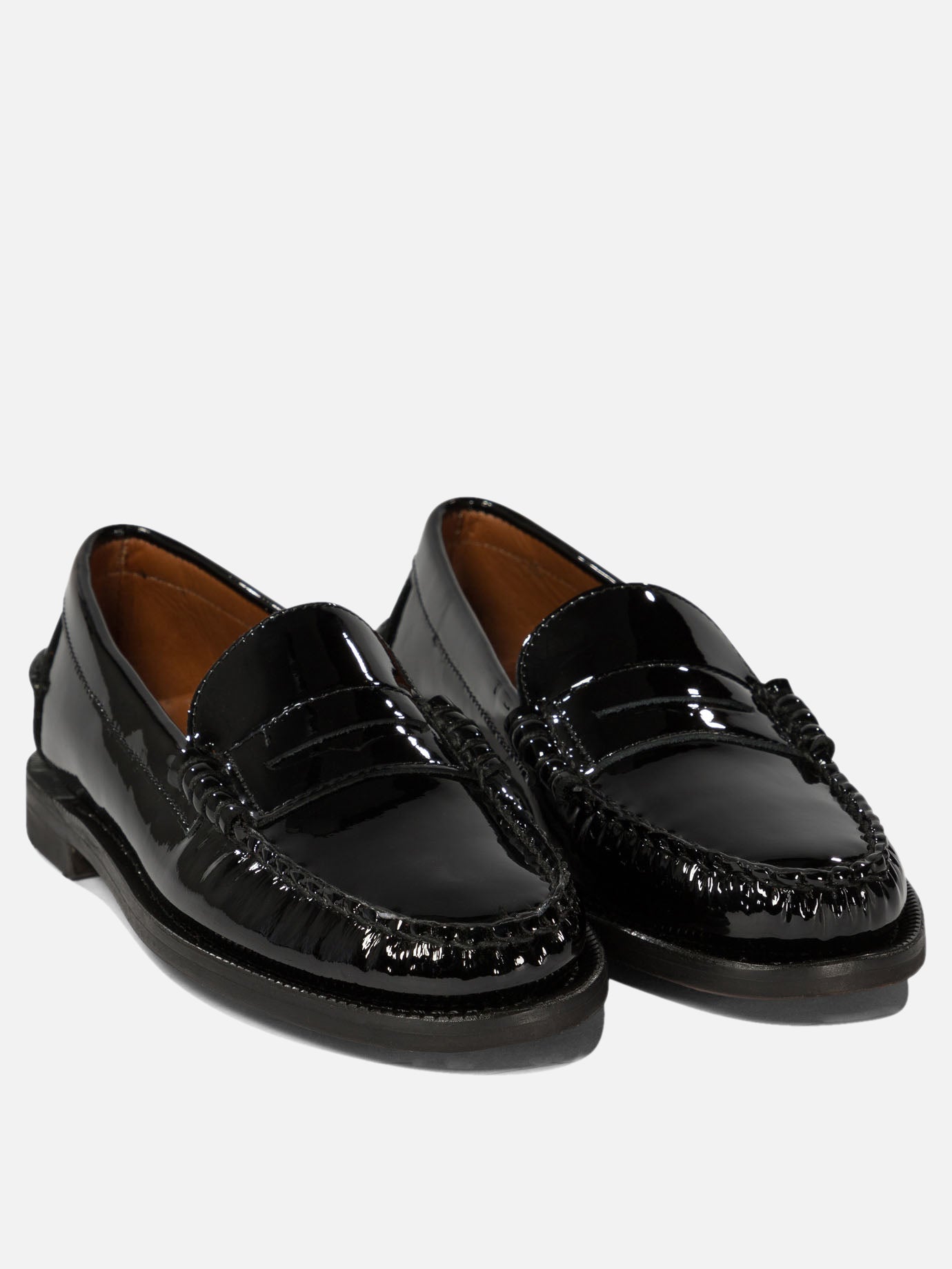 "Classic Dan" patent leather loafers