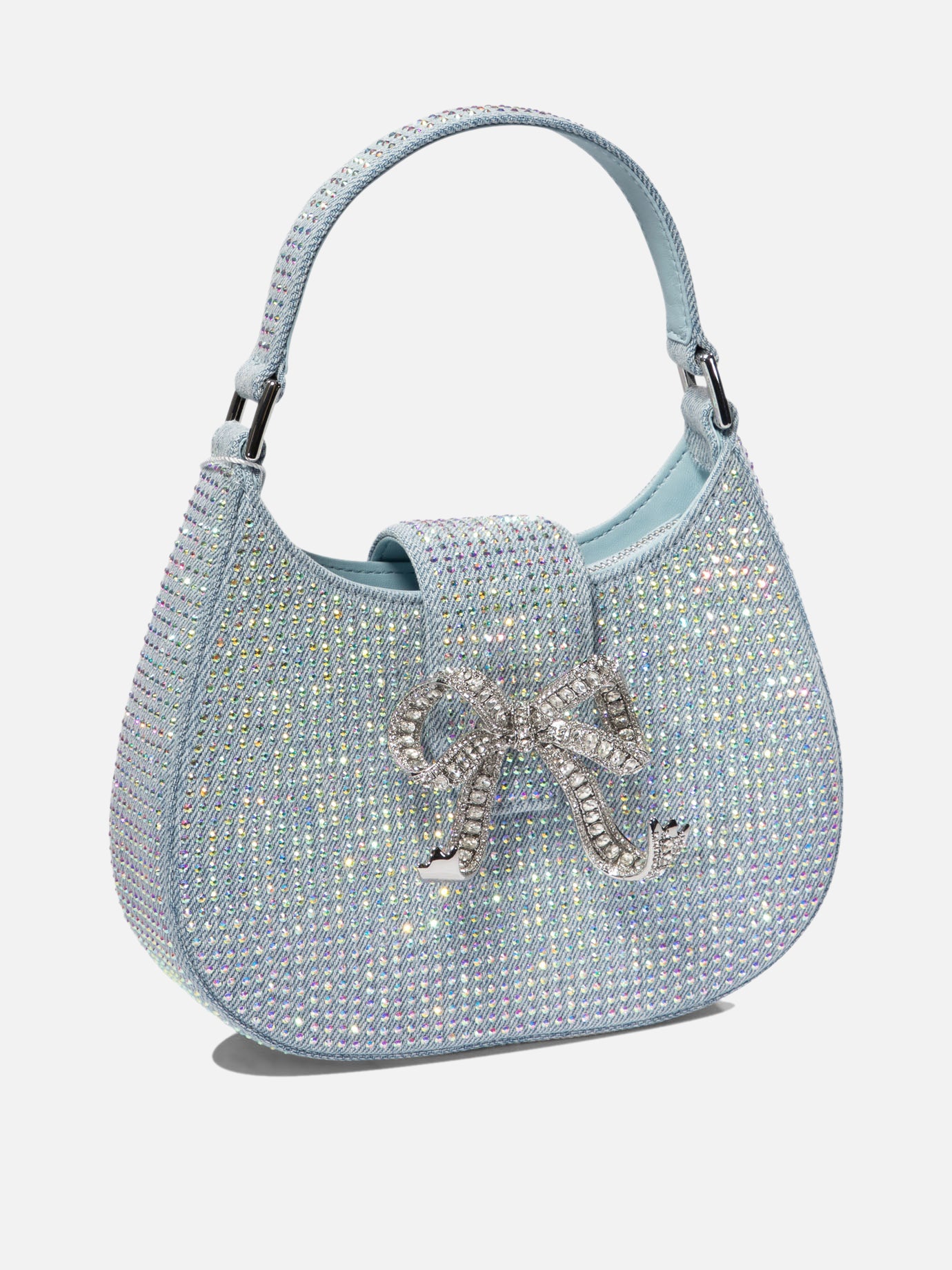 "Crescent" rhinestone bag