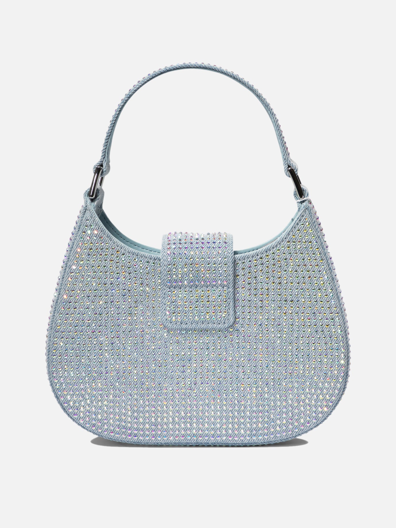 "Crescent" rhinestone bag