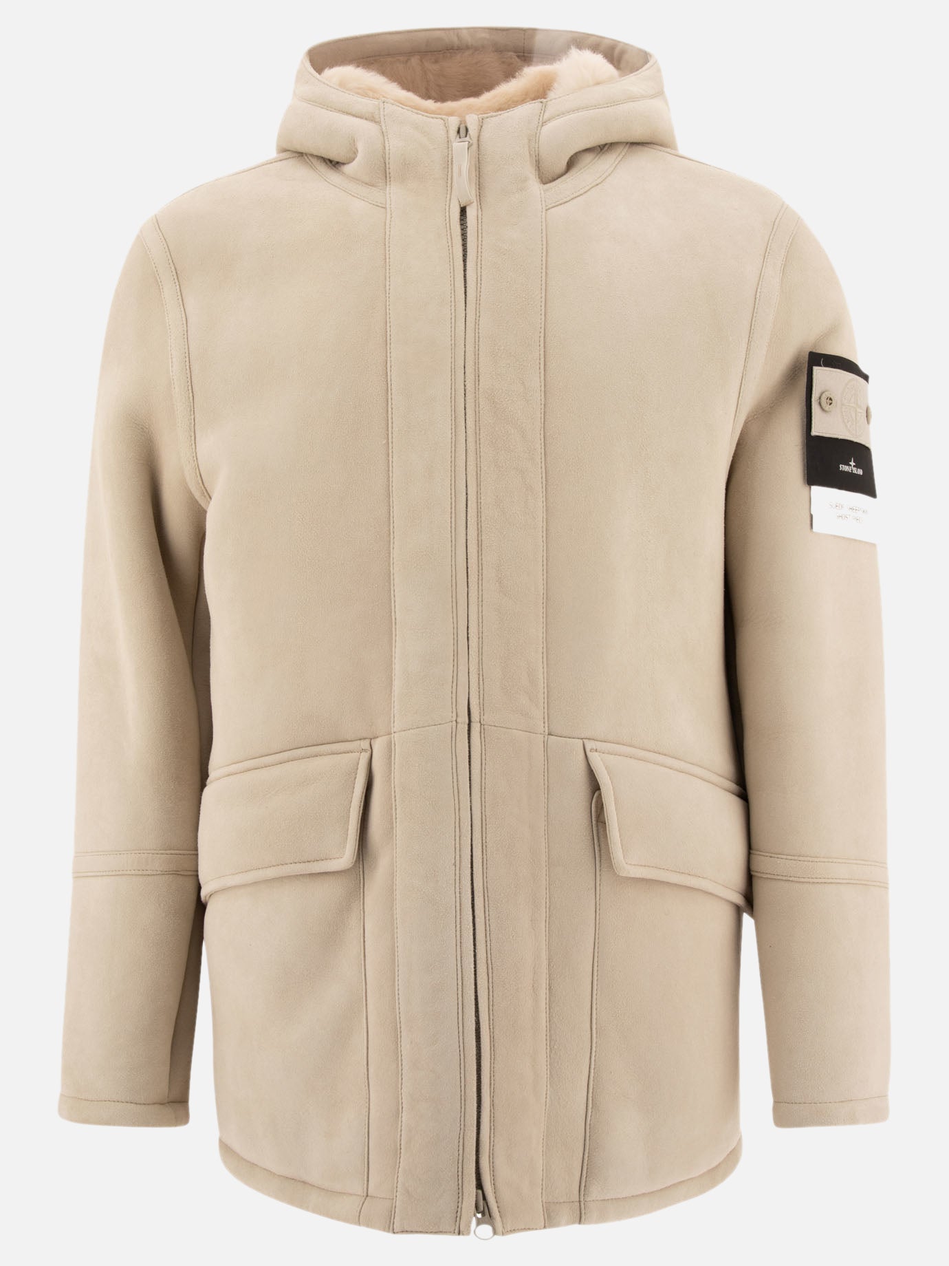 Vietti Stone Island Giacca scamosciata “Ghost”