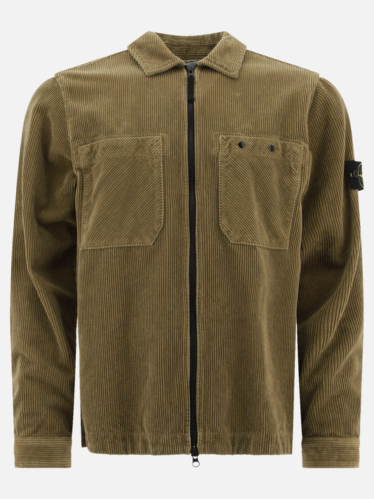 Giacche overshirt Solid colour  Marrone - Stone Island Uomo | PLP | VIETTI Online Store 
