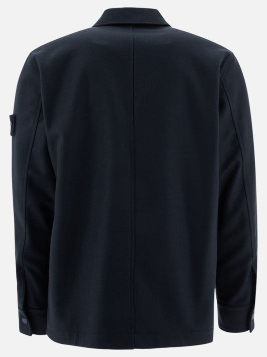 Giacche overshirt Solid colour  Blu - Stone Island Uomo | PLP | VIETTI Online Store | 2
