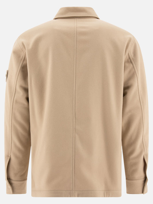 Giacche overshirt Solid colour  Beige - Stone Island Uomo | PLP | VIETTI Online Store | 2
