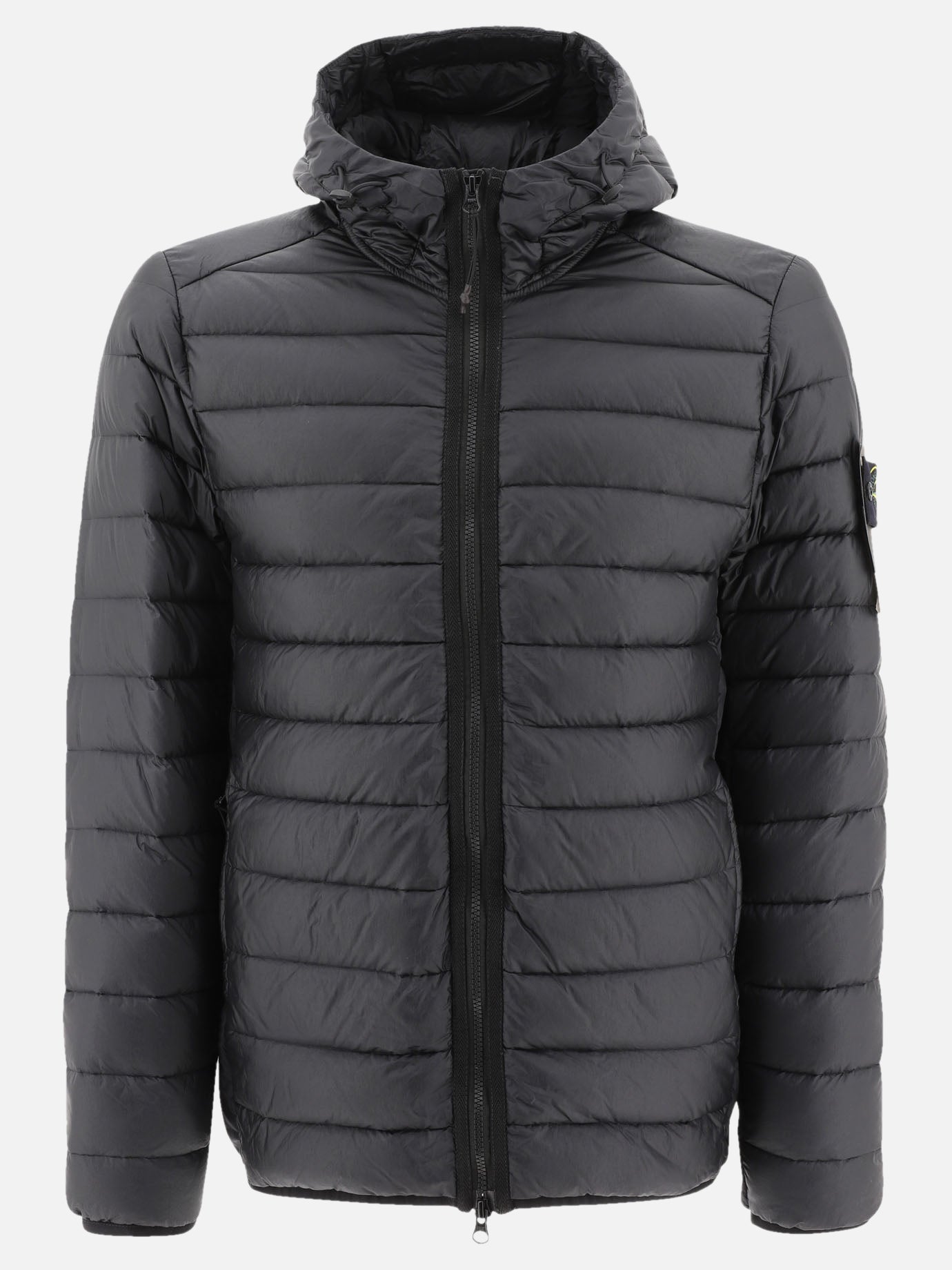 Piumini corti Solid colour  Nero - Stone Island Uomo | PDP | VIETTI Online Store | Zoom-Modal
