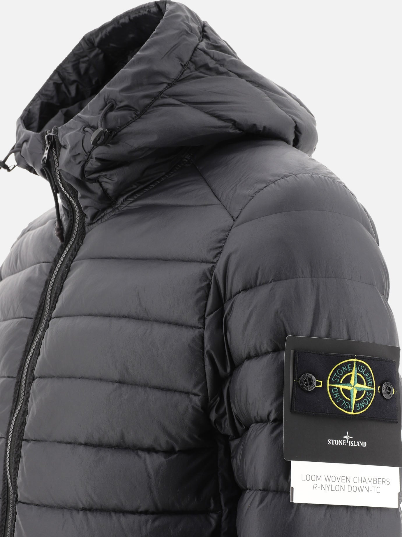 Piumini corti Solid colour  Nero - Stone Island Uomo | PDP | VIETTI Online Store | thumbnail_4