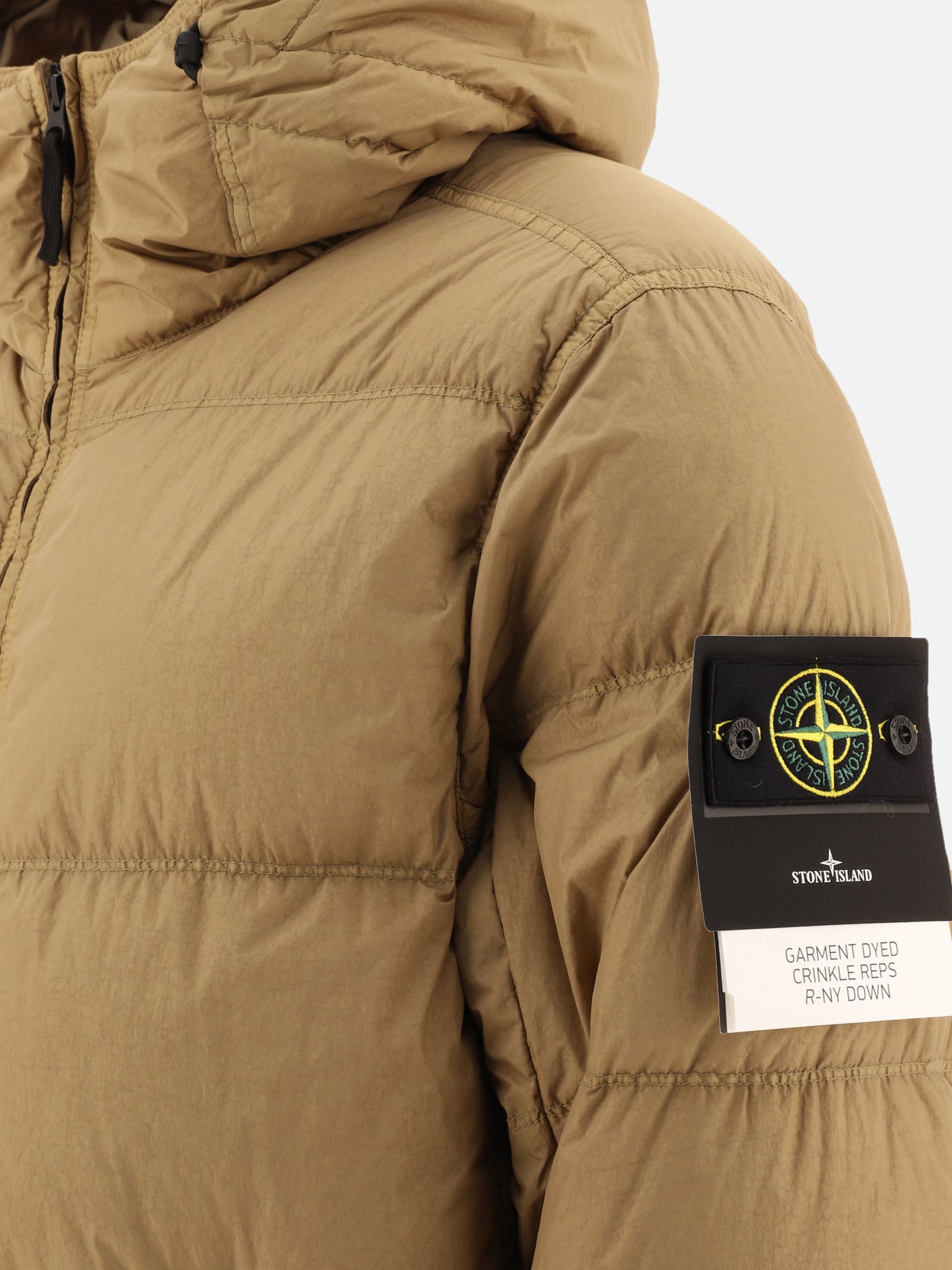 Piumini corti Solid colour  Marrone - Stone Island Uomo | PDP | VIETTI Online Store | thumbnail_4