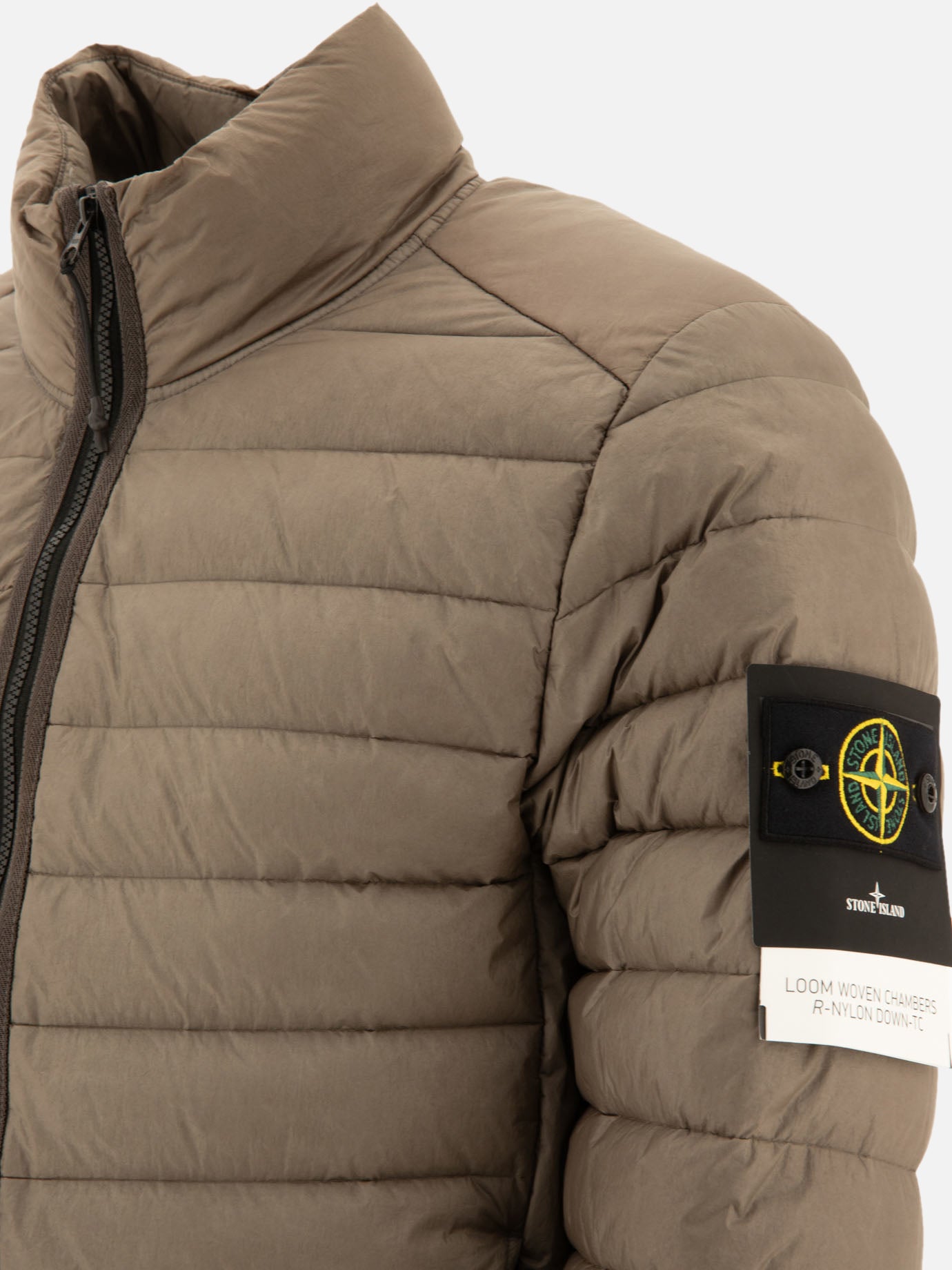 Piumini corti Solid colour  Beige - Stone Island Uomo | PDP | VIETTI Online Store | thumbnail_4