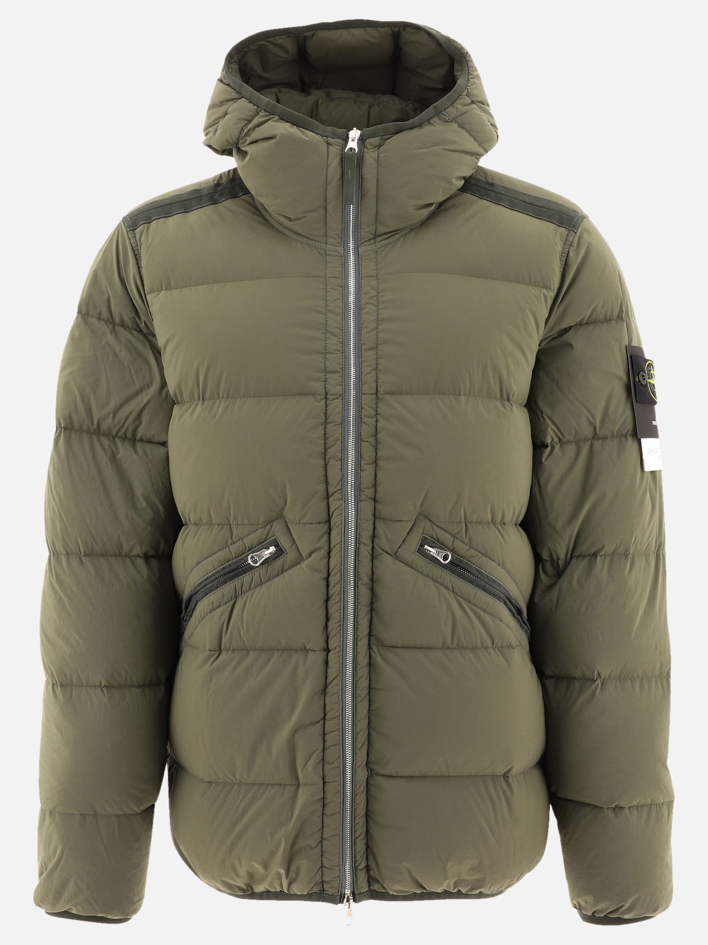 "Seamless Tunnel" down jacket