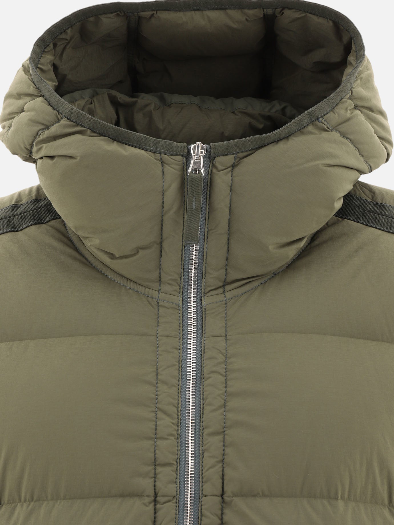 Piumini corti Solid colour  Verde - Stone Island Uomo | PDP | VIETTI Online Store | Zoom-Modal_3
