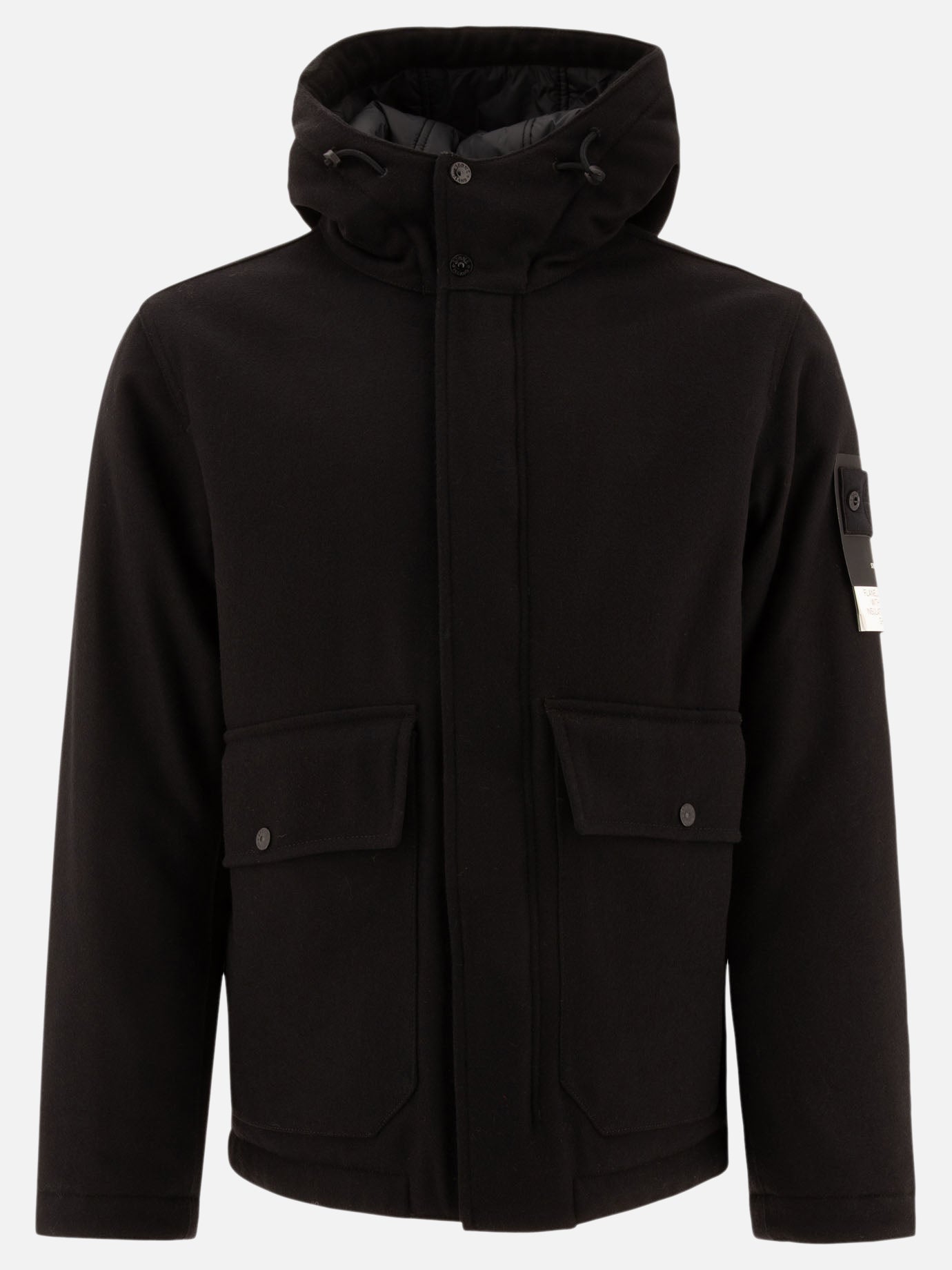 Giacche tecniche Solid colour  Nero - Stone Island Uomo | PDP | VIETTI Online Store | thumbnail