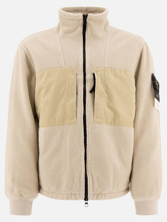 Giacche in pile Solid colour  Beige - Stone Island Uomo | PLP | VIETTI Online Store 
