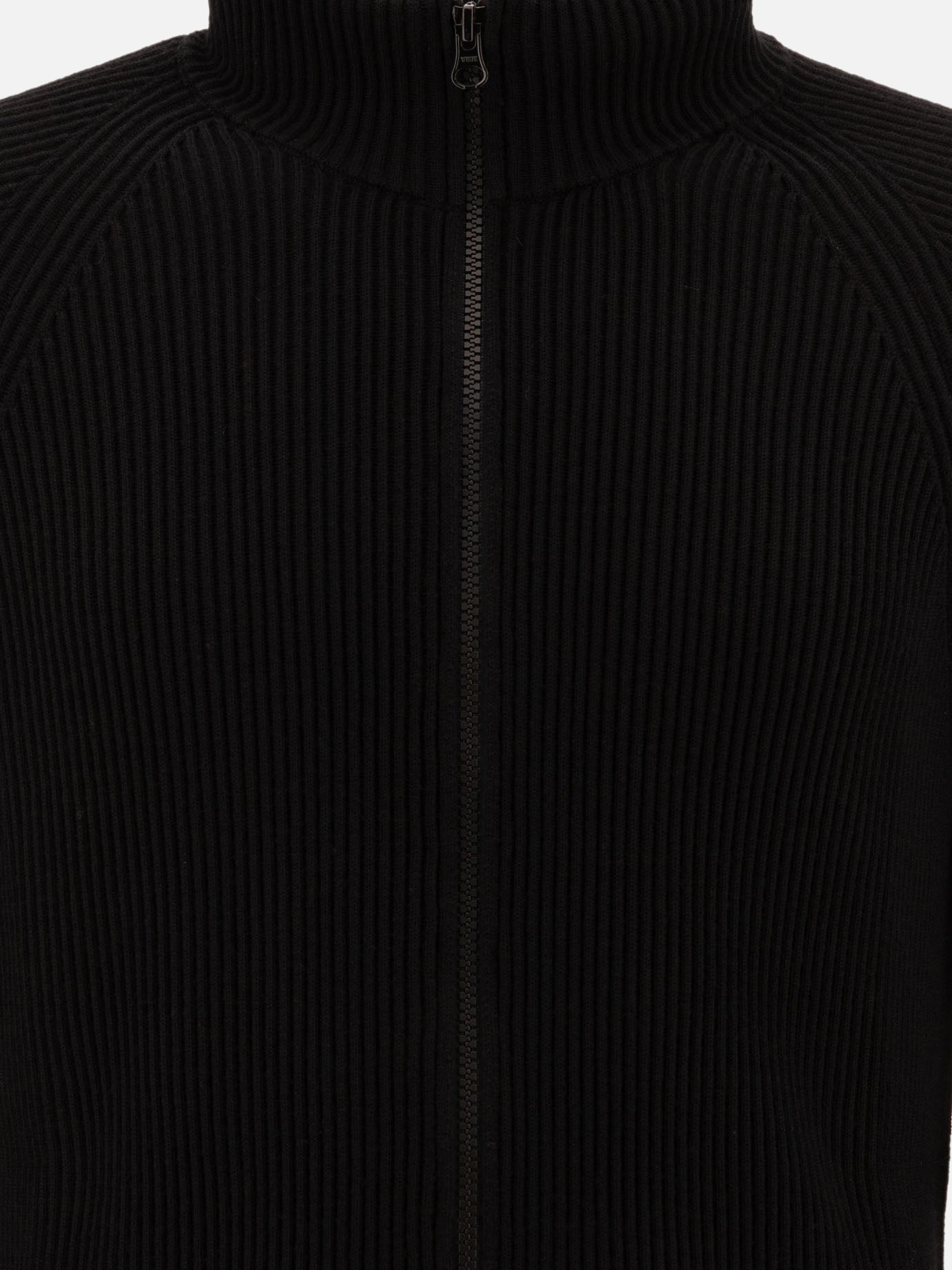 Maglioni con zip Solid colour  Nero - Stone Island Uomo | PDP | VIETTI Online Store | thumbnail_3