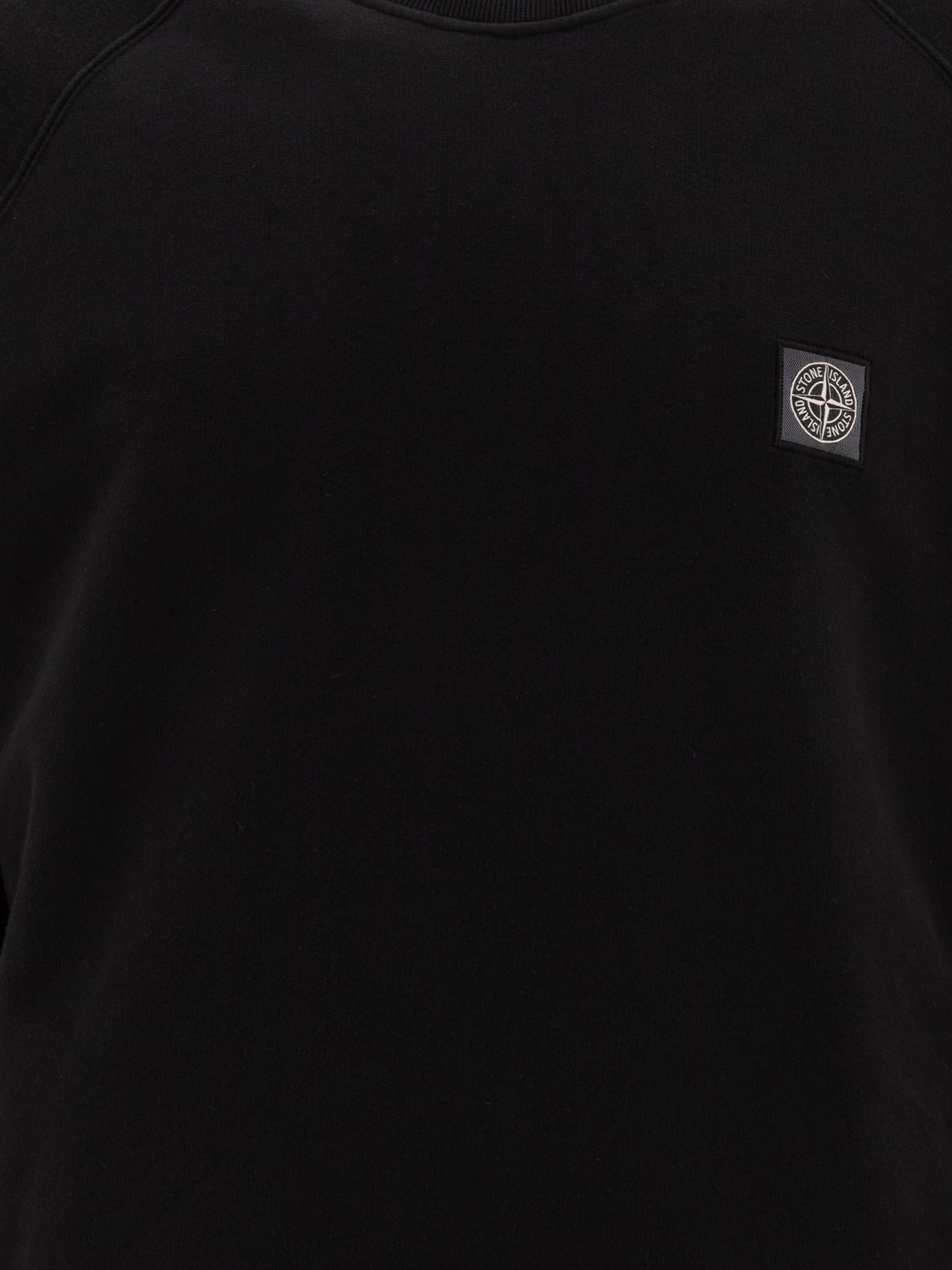 Stone Island "Compass" sweatshirt with patch Black