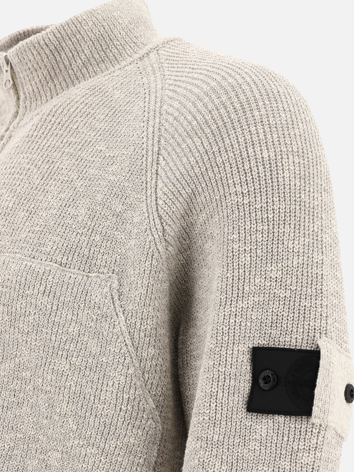 Stone Island Shadow Project "Shadow Project" zipped sweater Grey