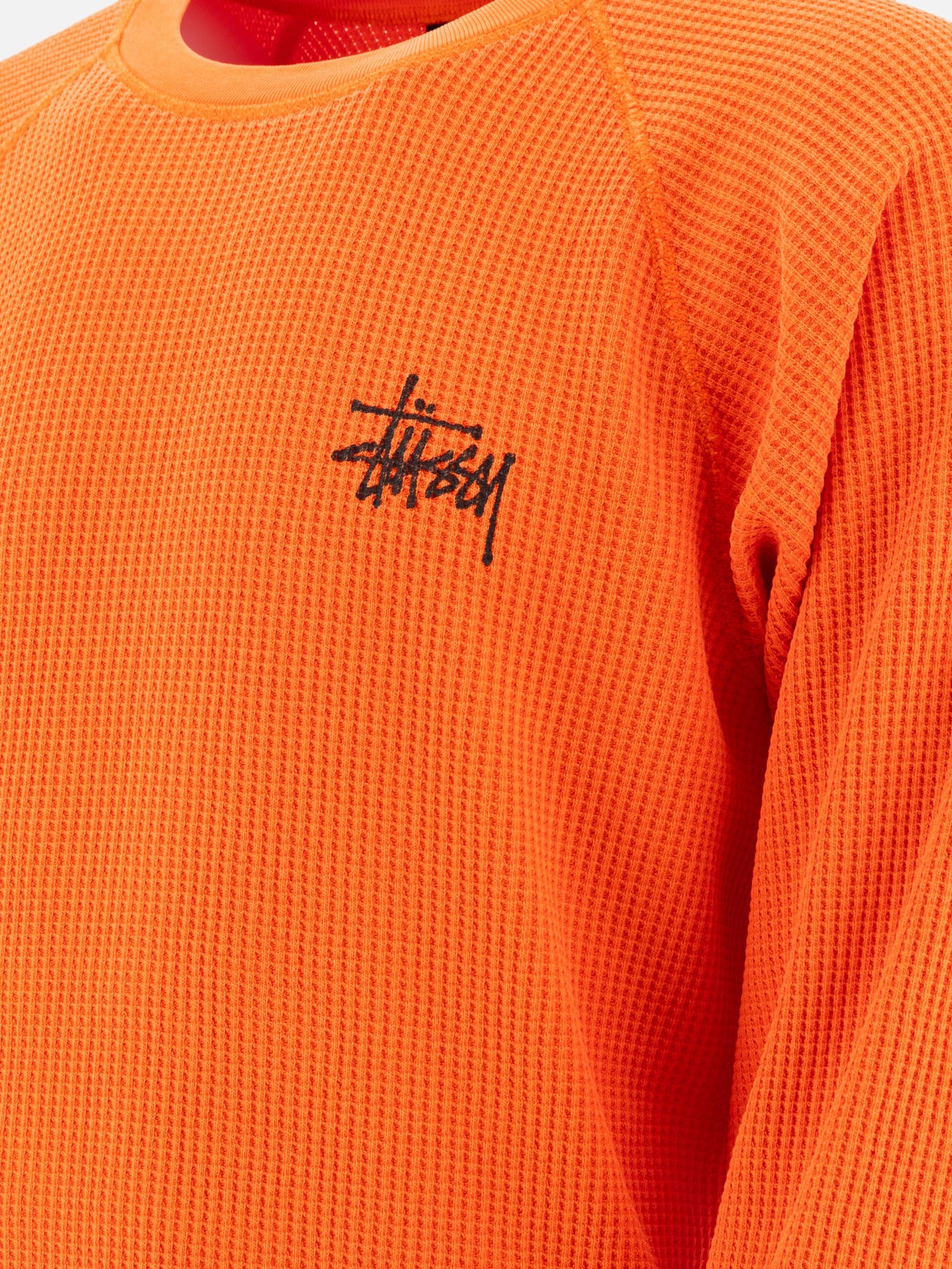 Stüssy "Basic Stock" thermal t-shirt Orange