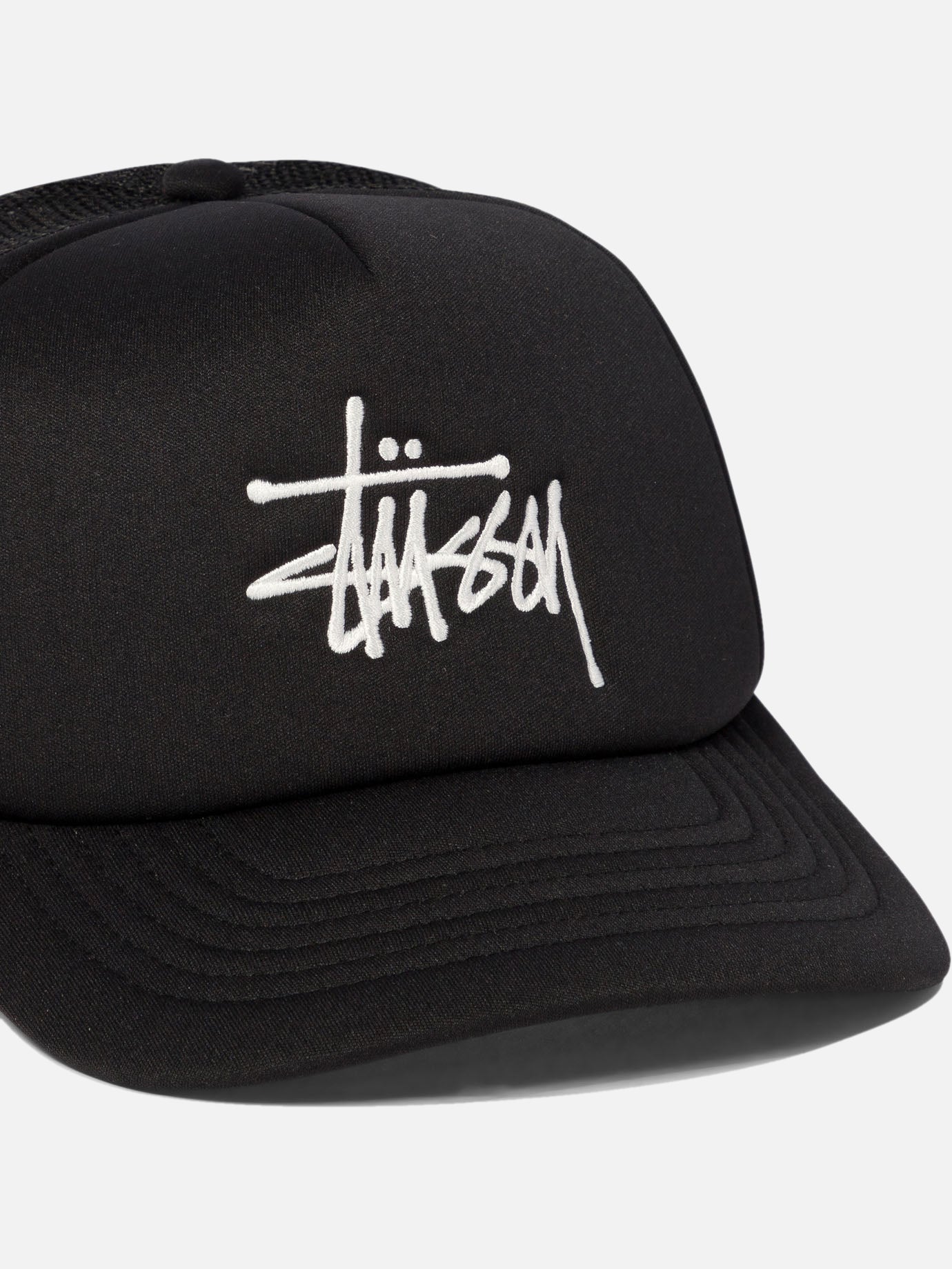 Stüssy "Big Basic" trucker cap Black