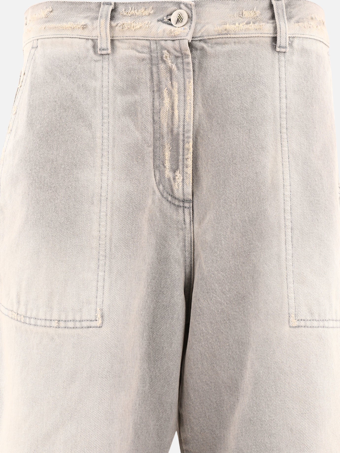 The Attico Wide leg jeans Grey