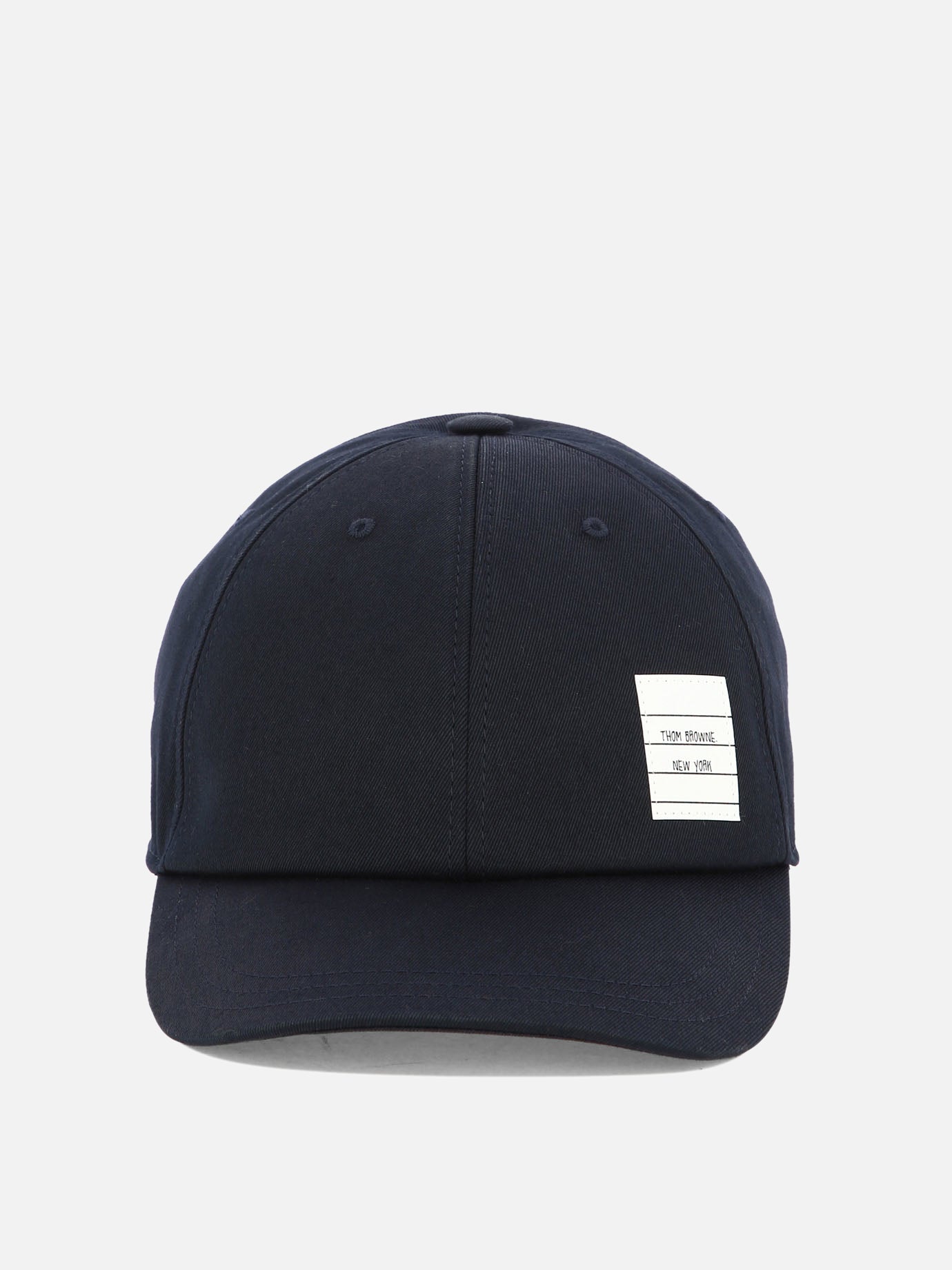 Baseball cap with logo patch