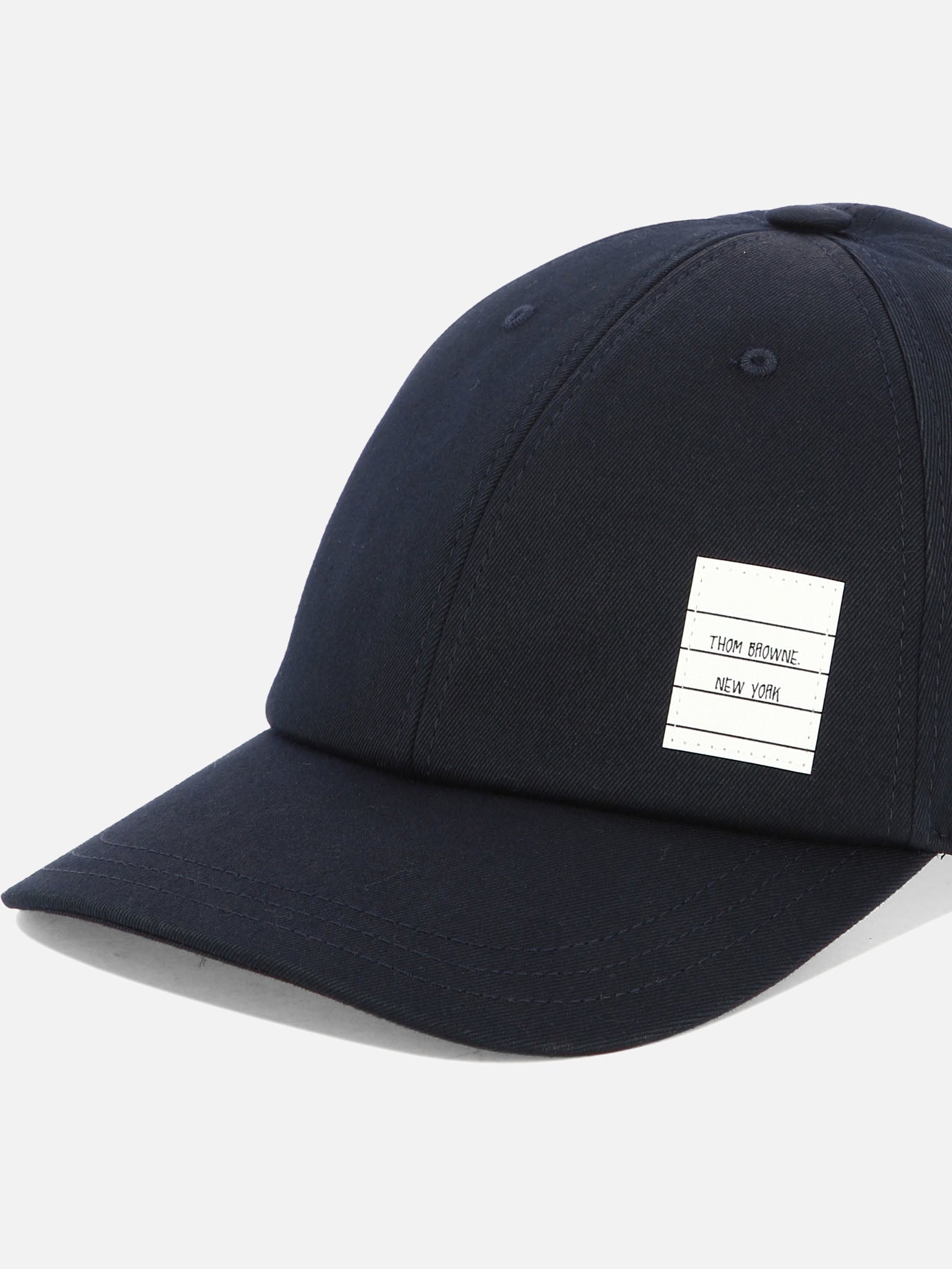 Baseball cap with logo patch