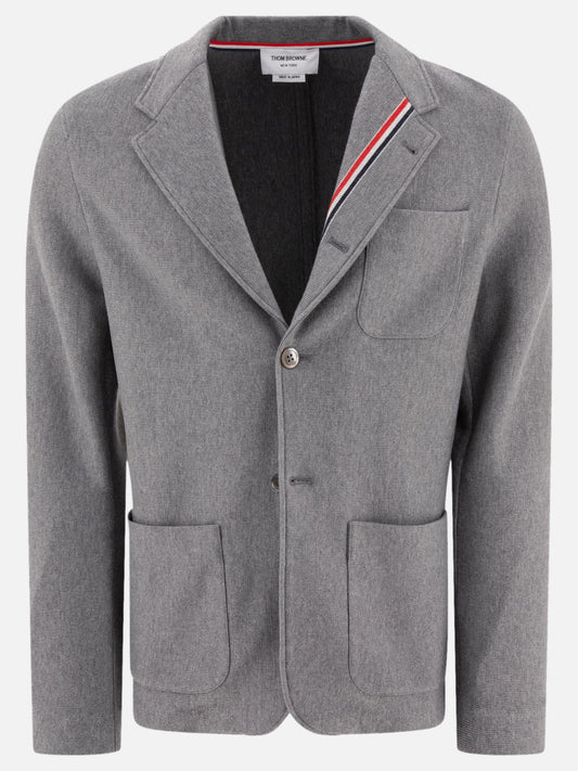 Blazer Solid colour  Grigio - Thom Browne Uomo | PLP | VIETTI Online Store 

