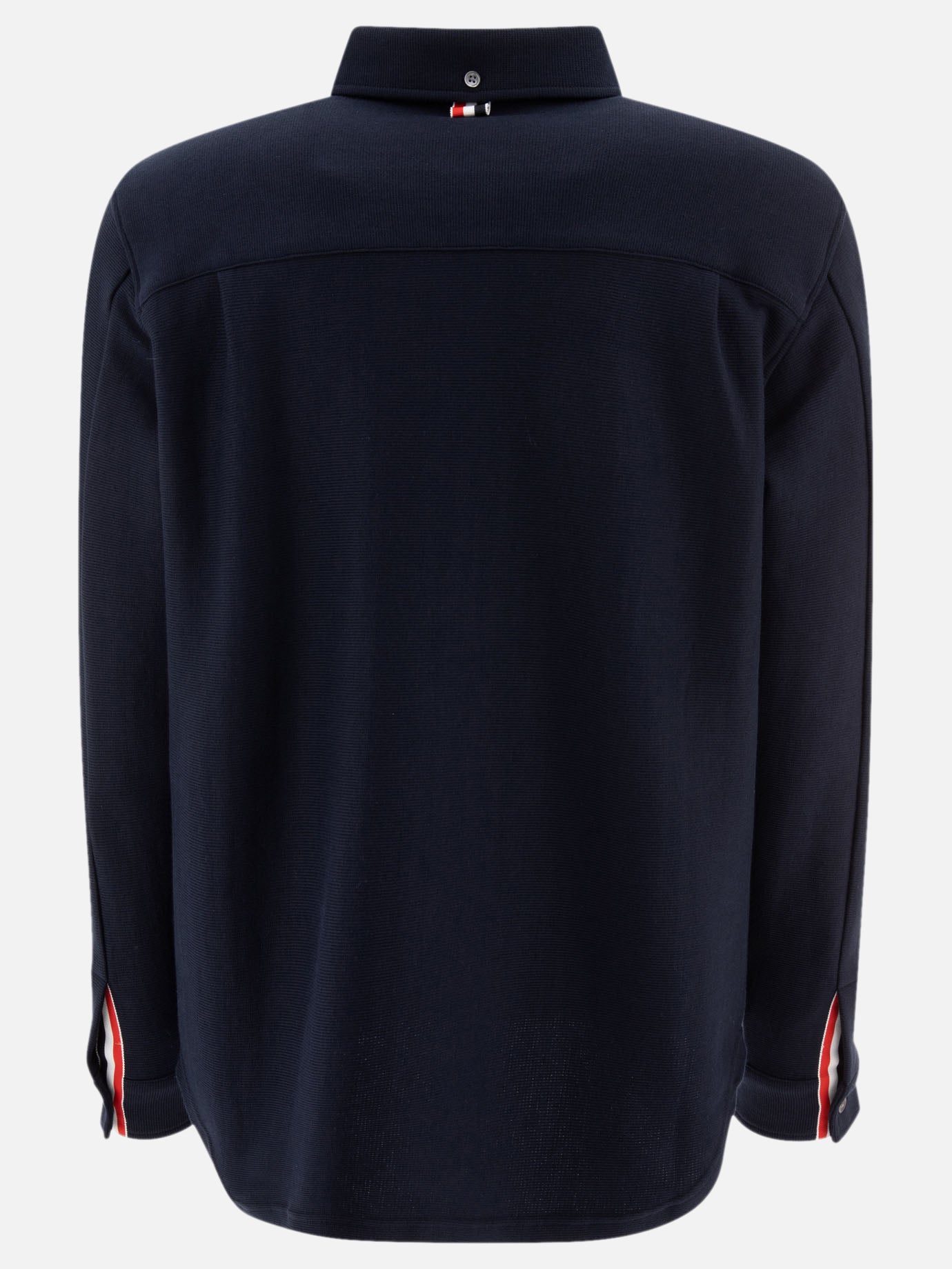 Giacche overshirt Solid colour  Blu - Thom Browne Uomo | PDP | VIETTI Online Store | thumbnail_2