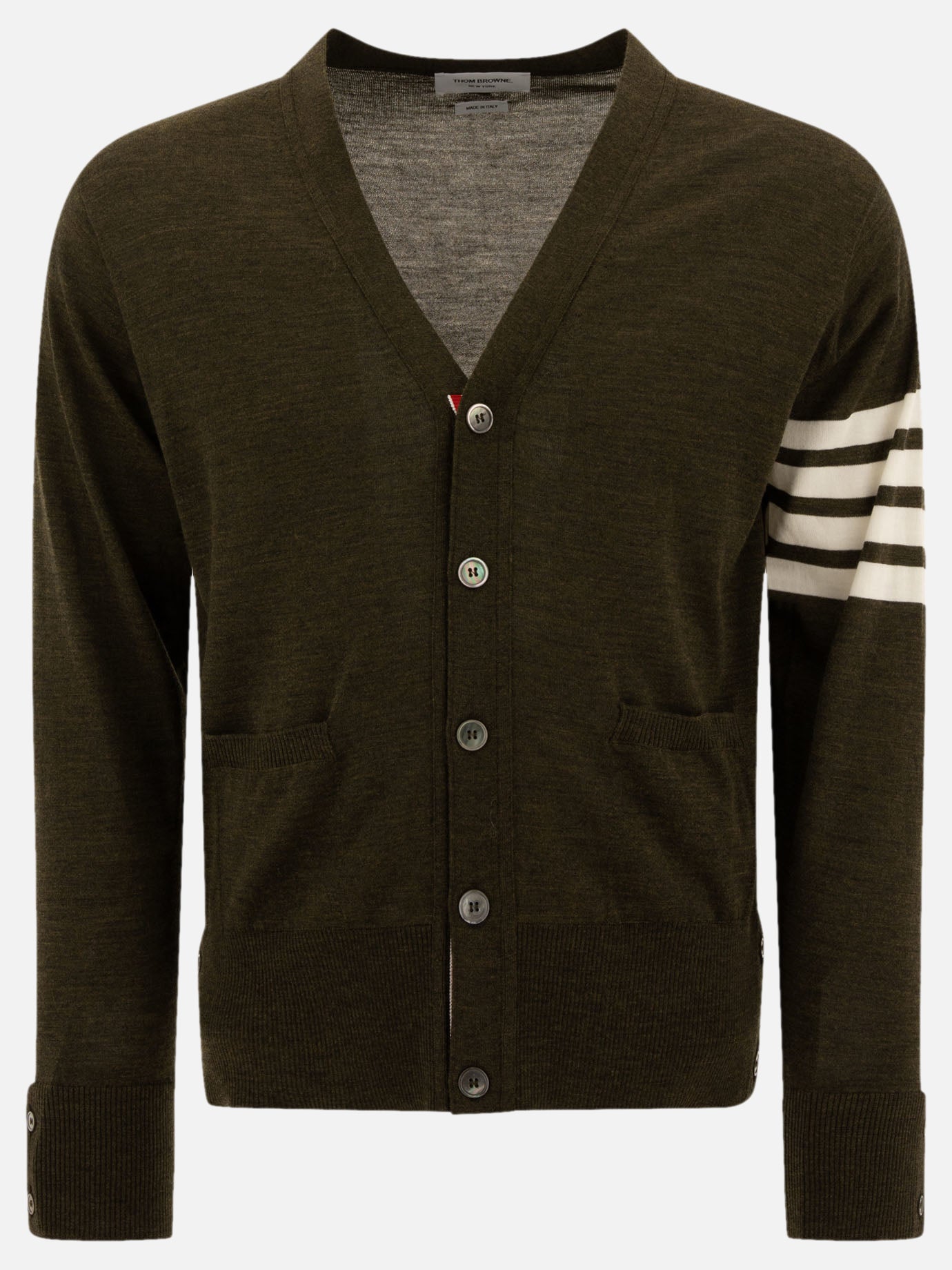 Vietti Thom Browne Cardigan "4-bar"