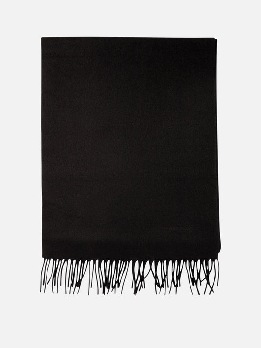 Cashmere fringed scarf