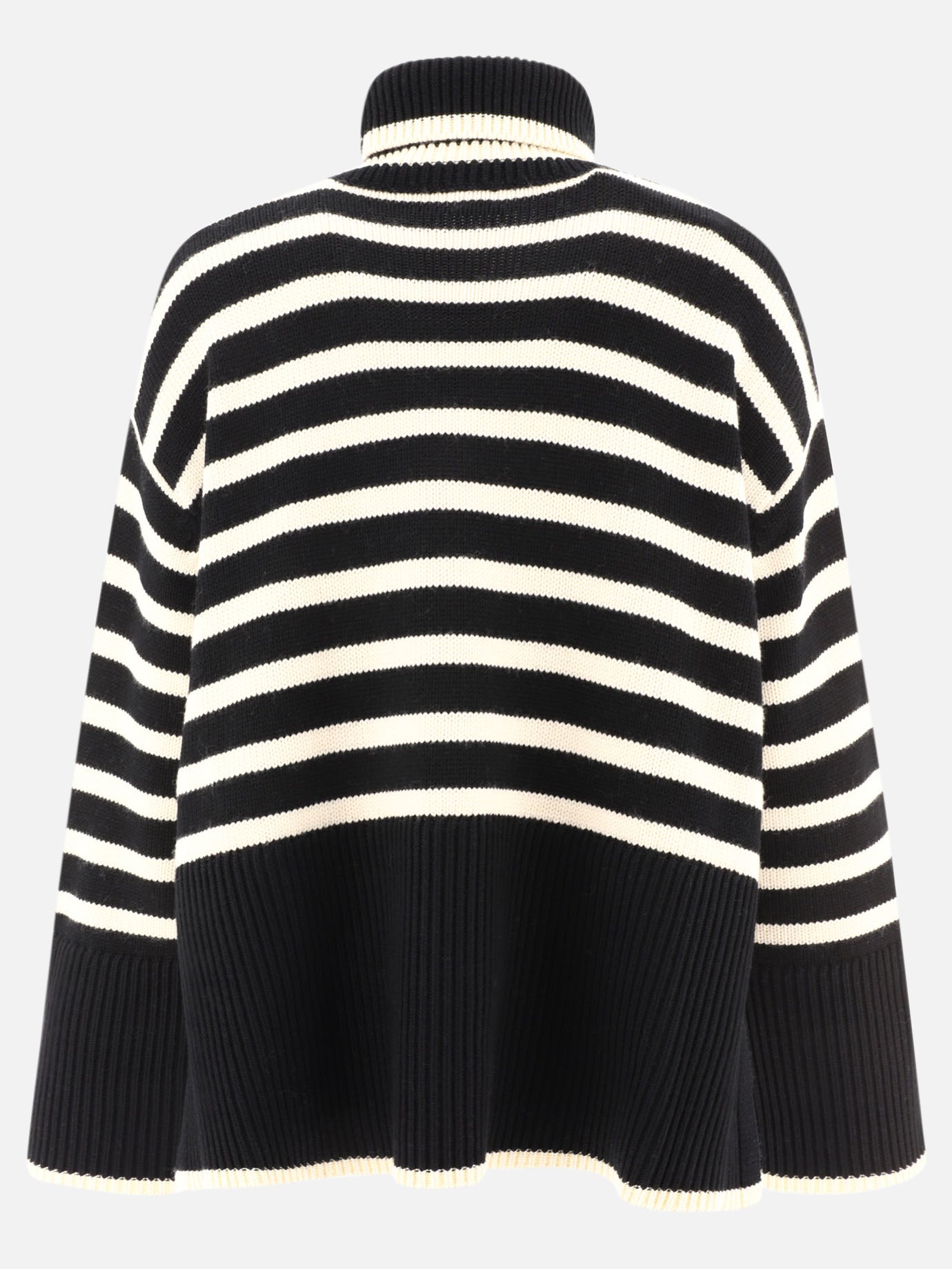 Toteme "Signature Stripe" turtleneck sweater Black