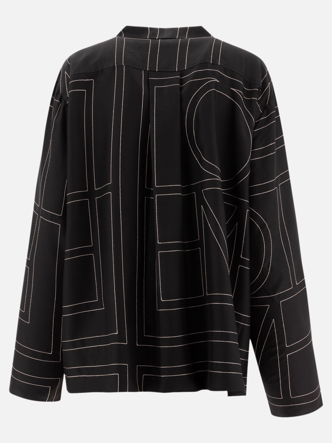 Toteme "Monogram" pj-style shirt Black