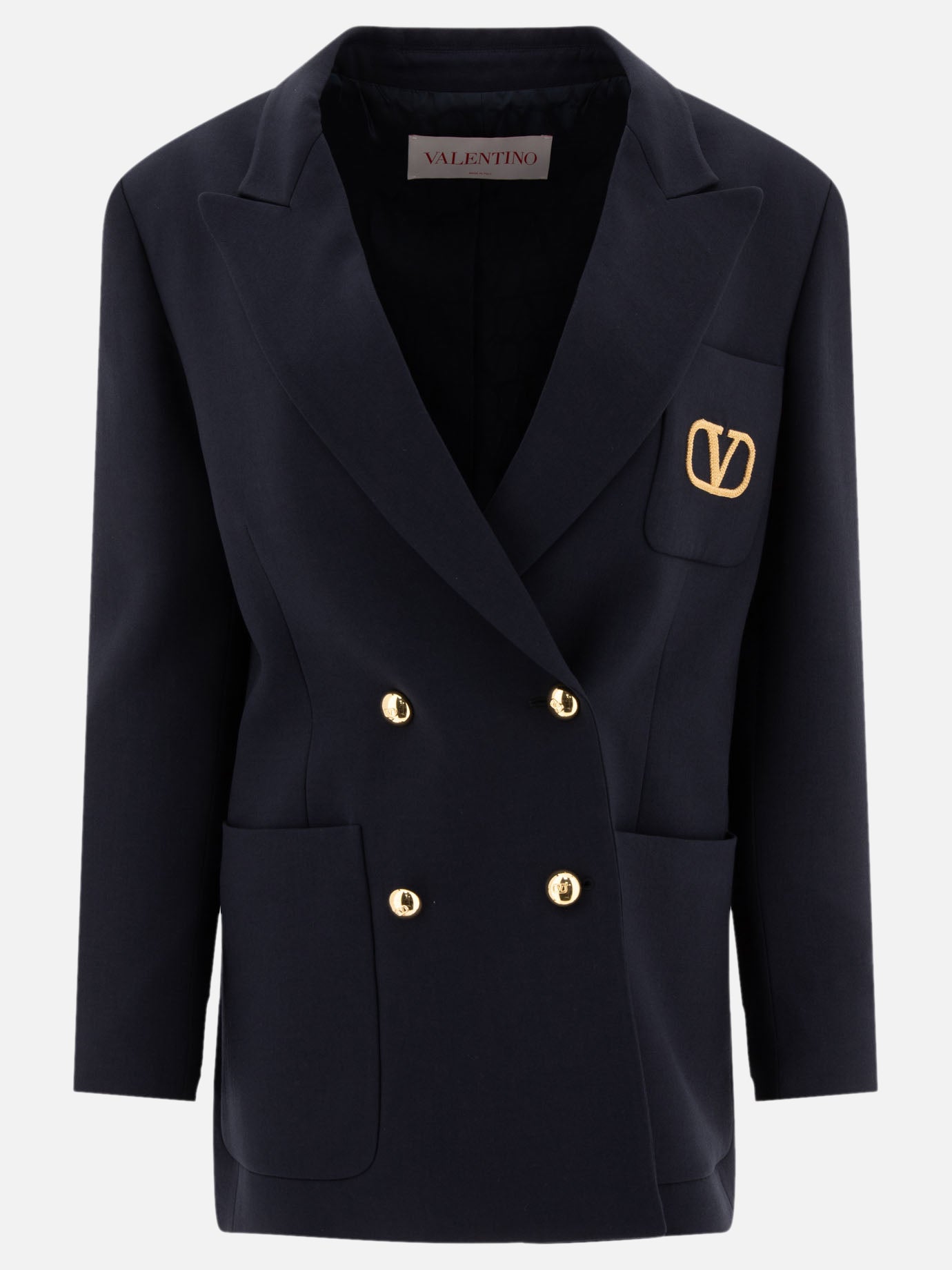 Blazer Solid colour  Blu - Valentino Donna | PDP | VIETTI Online Store | thumbnail