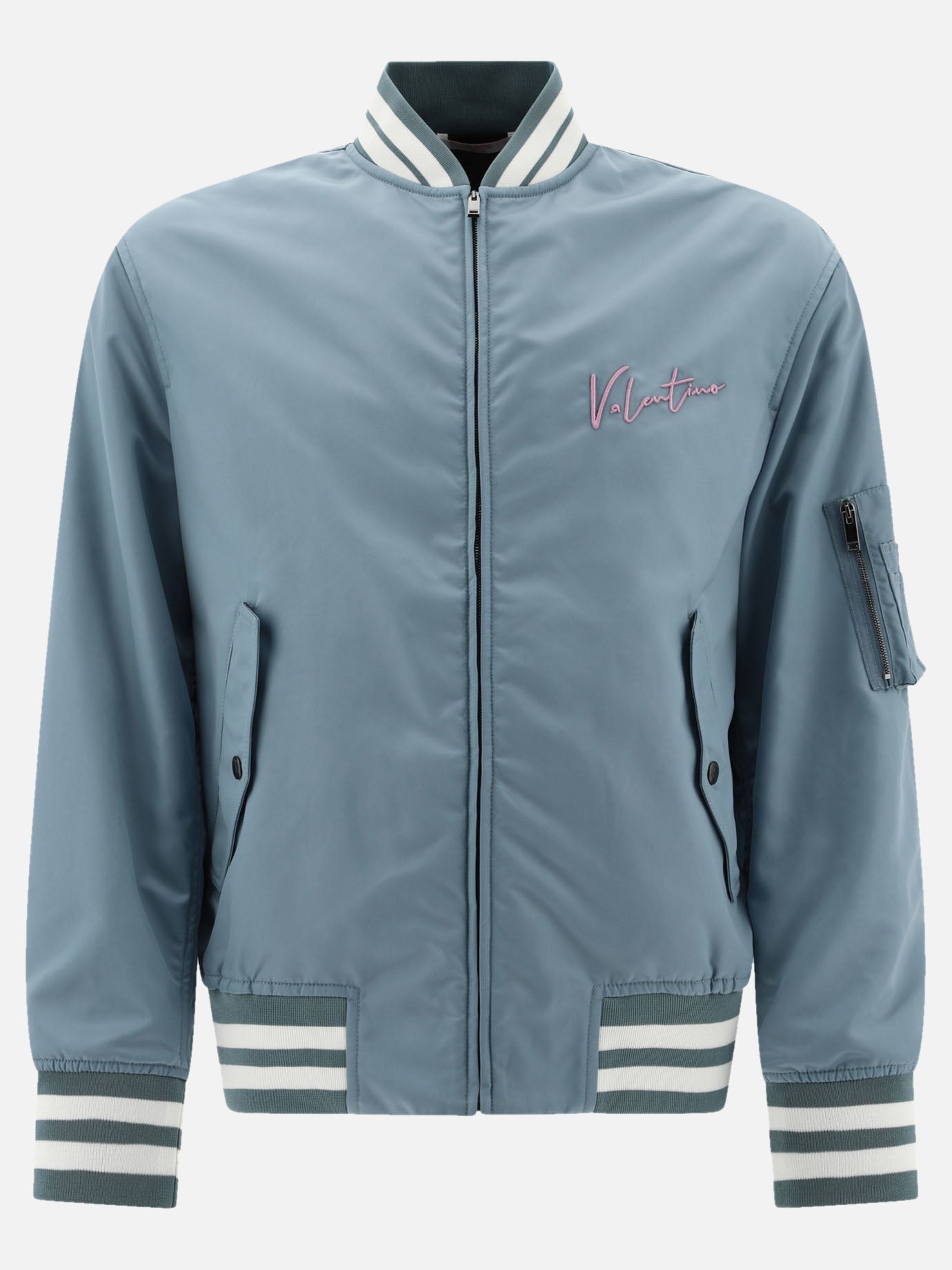 Bomber con stampa VLogo Signature