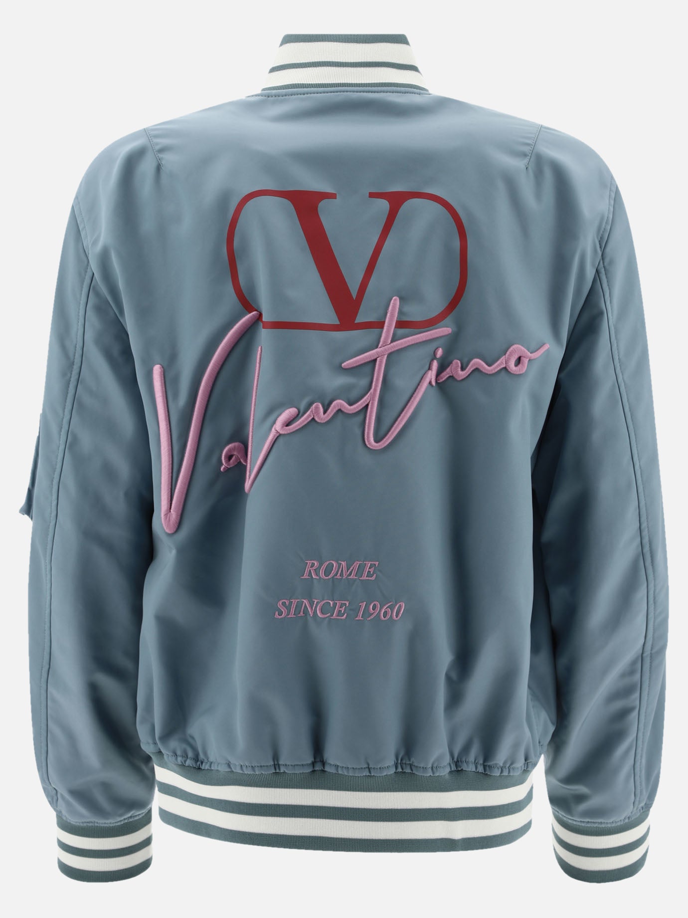 Bomber with VLogo Signature print